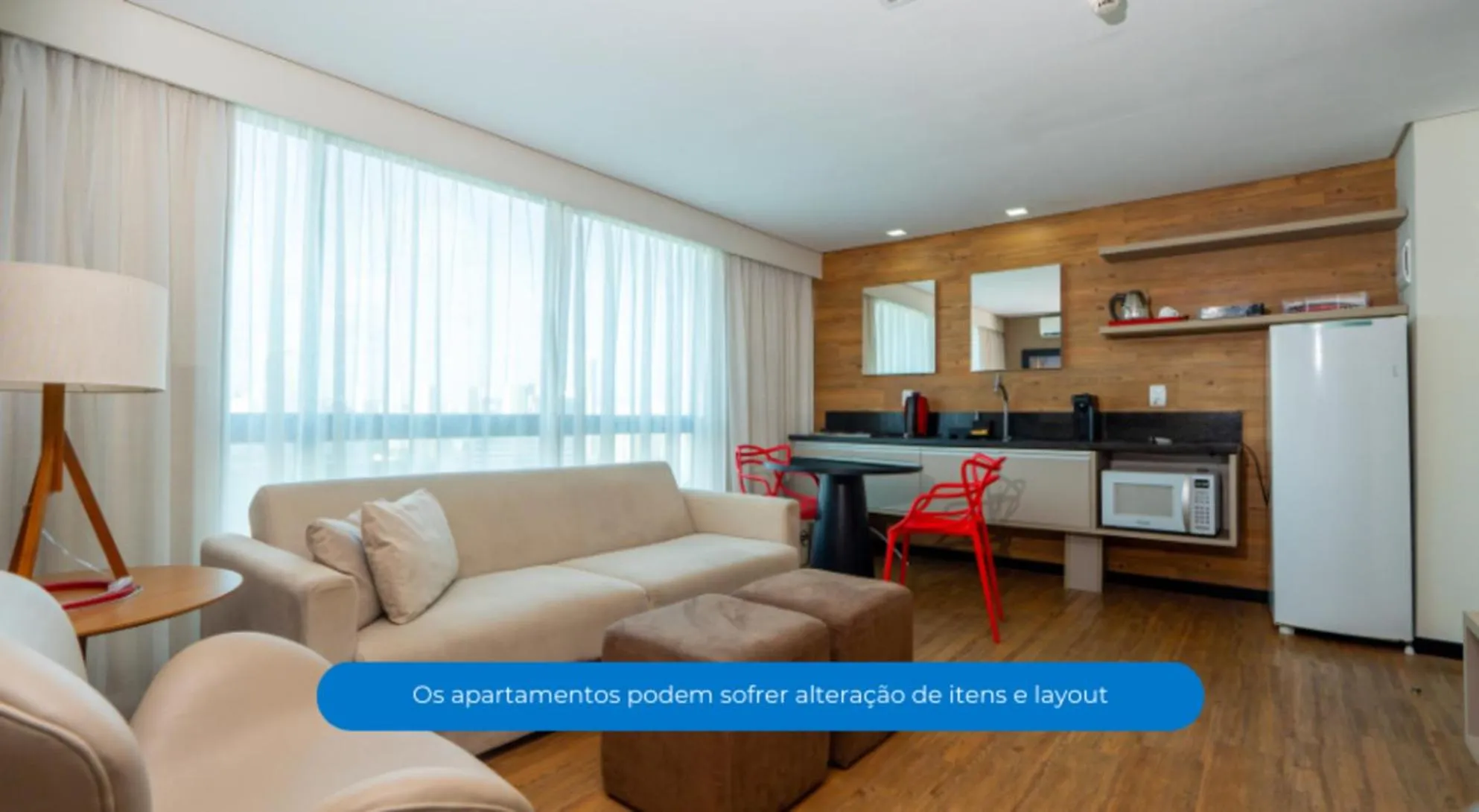 Living room in Roomo Praia de Boa Viagem Residencial