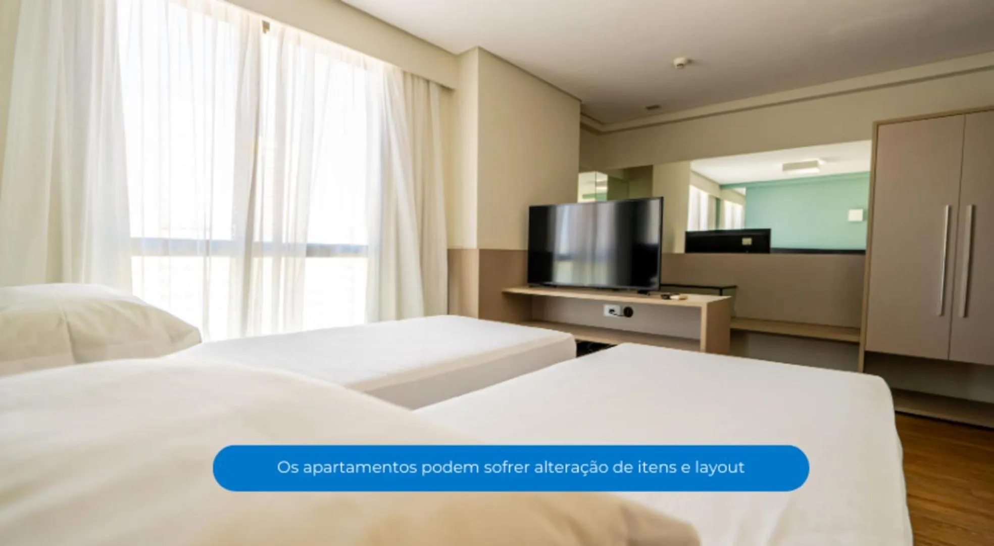 Bed in Roomo Praia de Boa Viagem Residencial