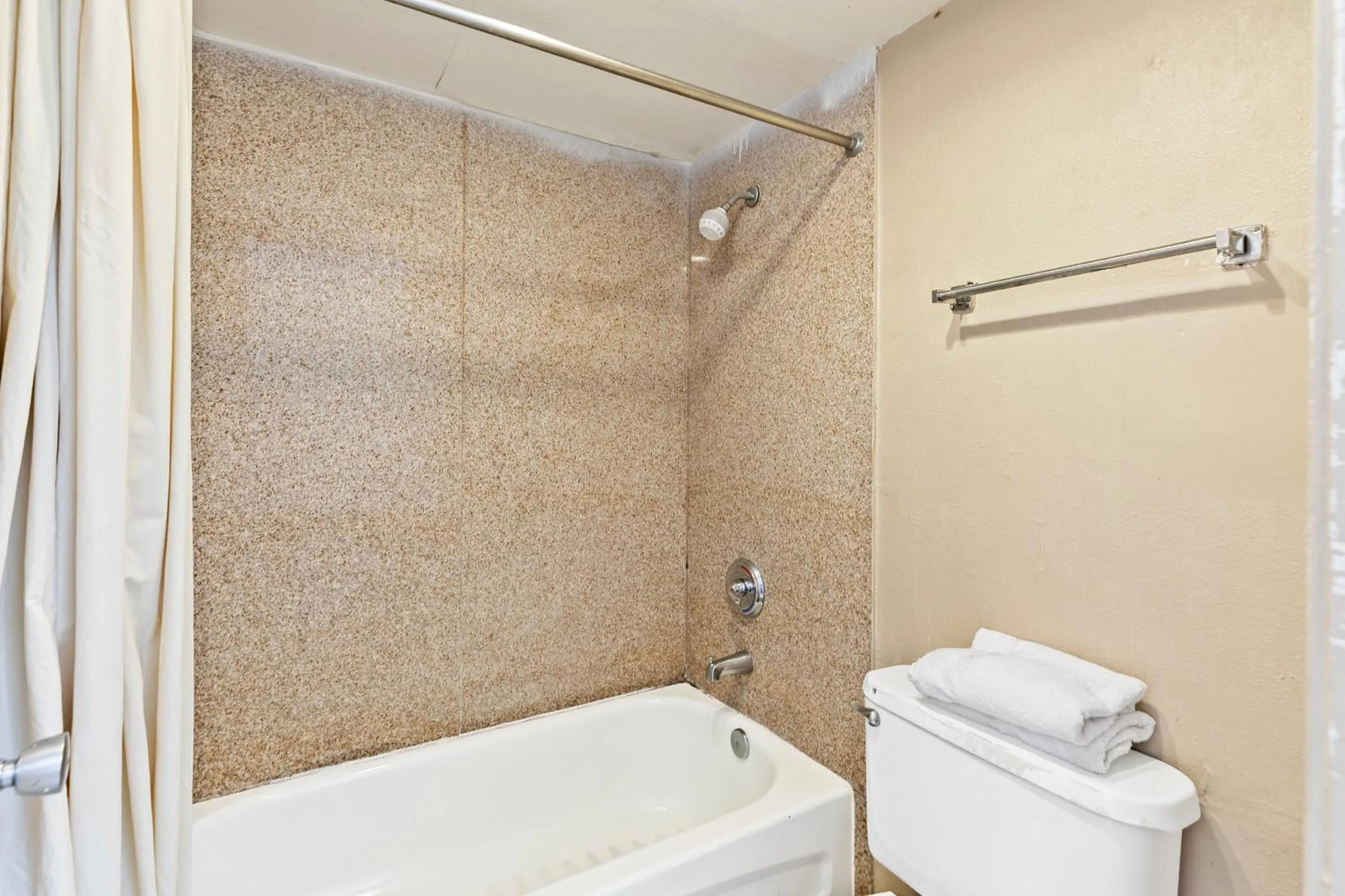 Bathroom in Luxury Inn By Hotel O Hattiesburg M S