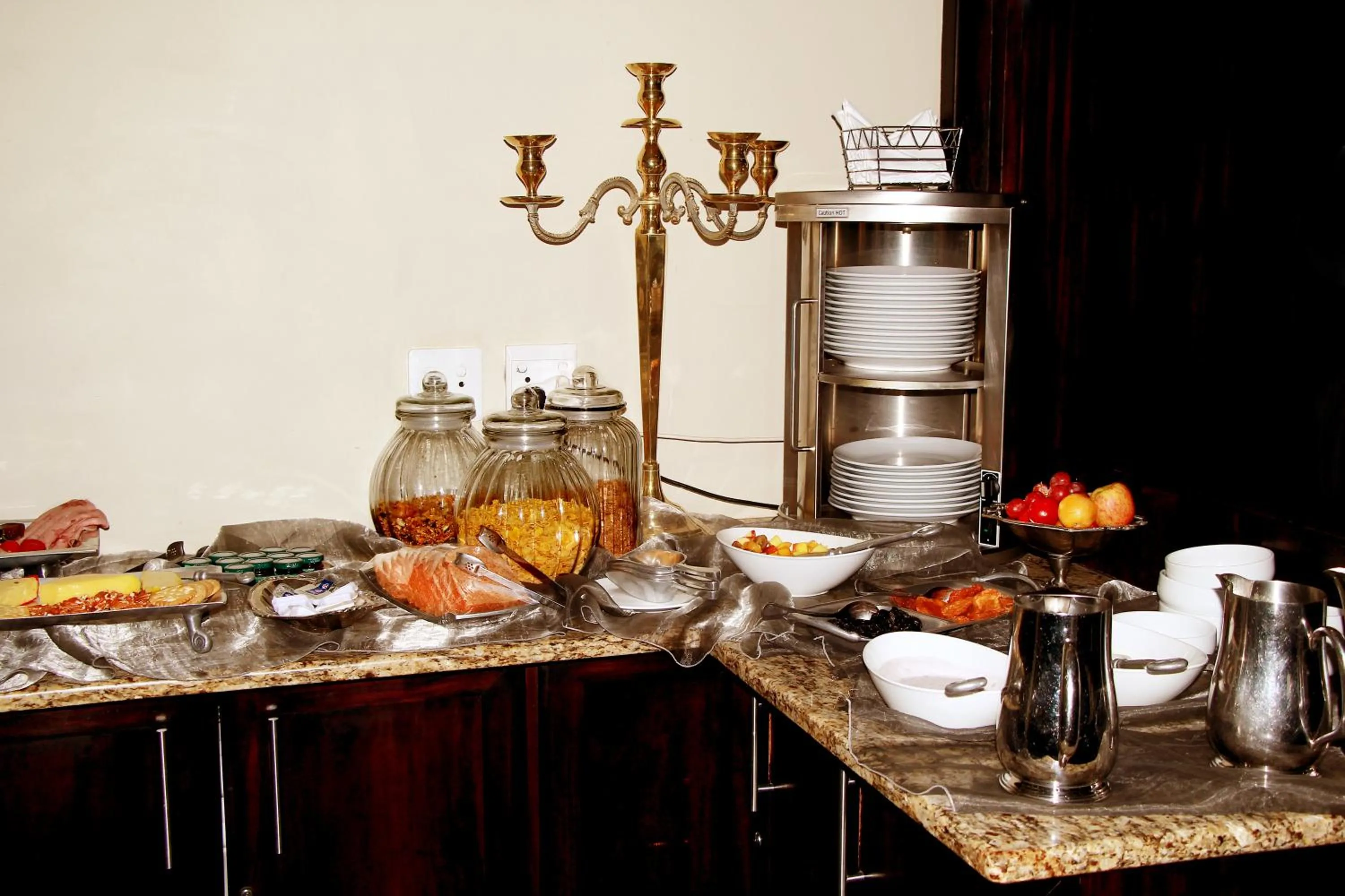 Continental breakfast in InnJoy Boutique Hotel