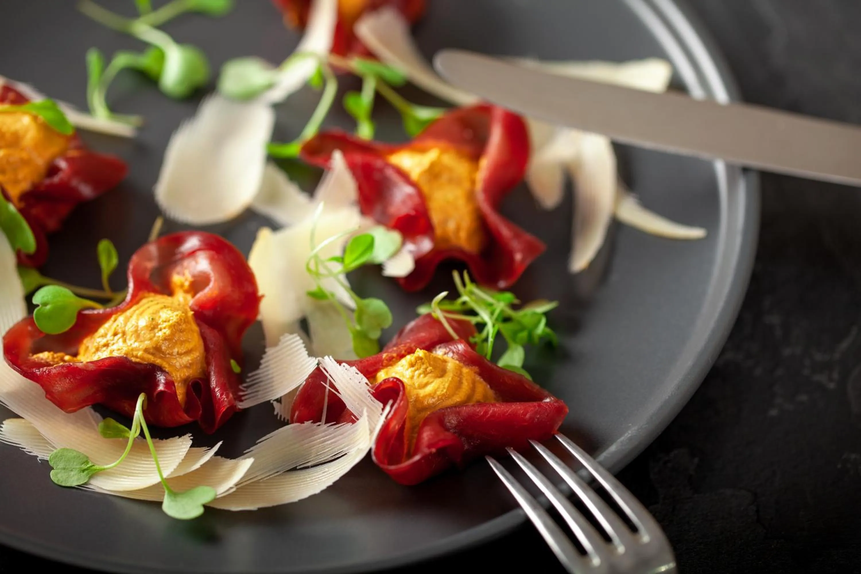 Food close-up in InnJoy Boutique Hotel