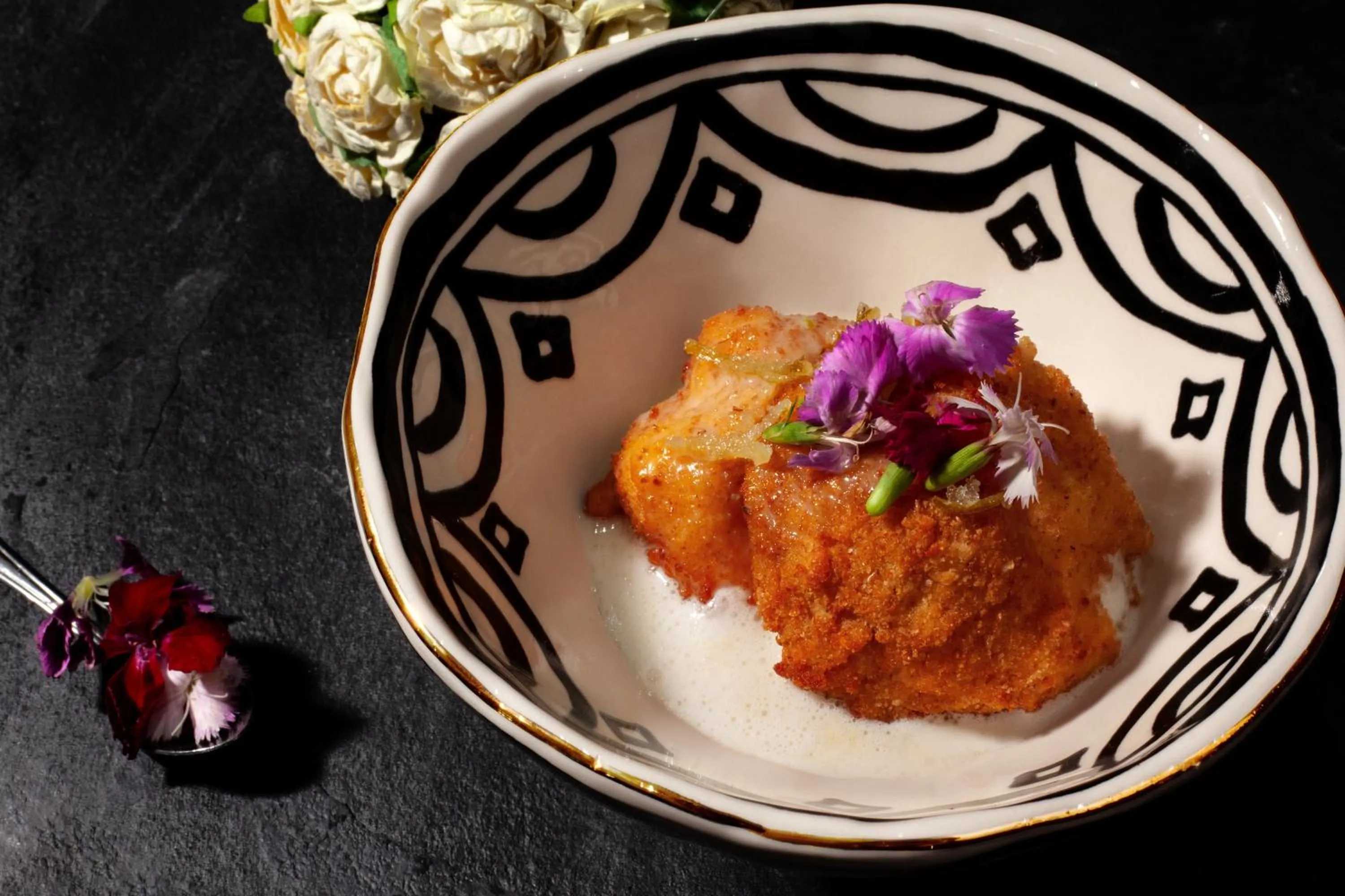 Food in InnJoy Boutique Hotel