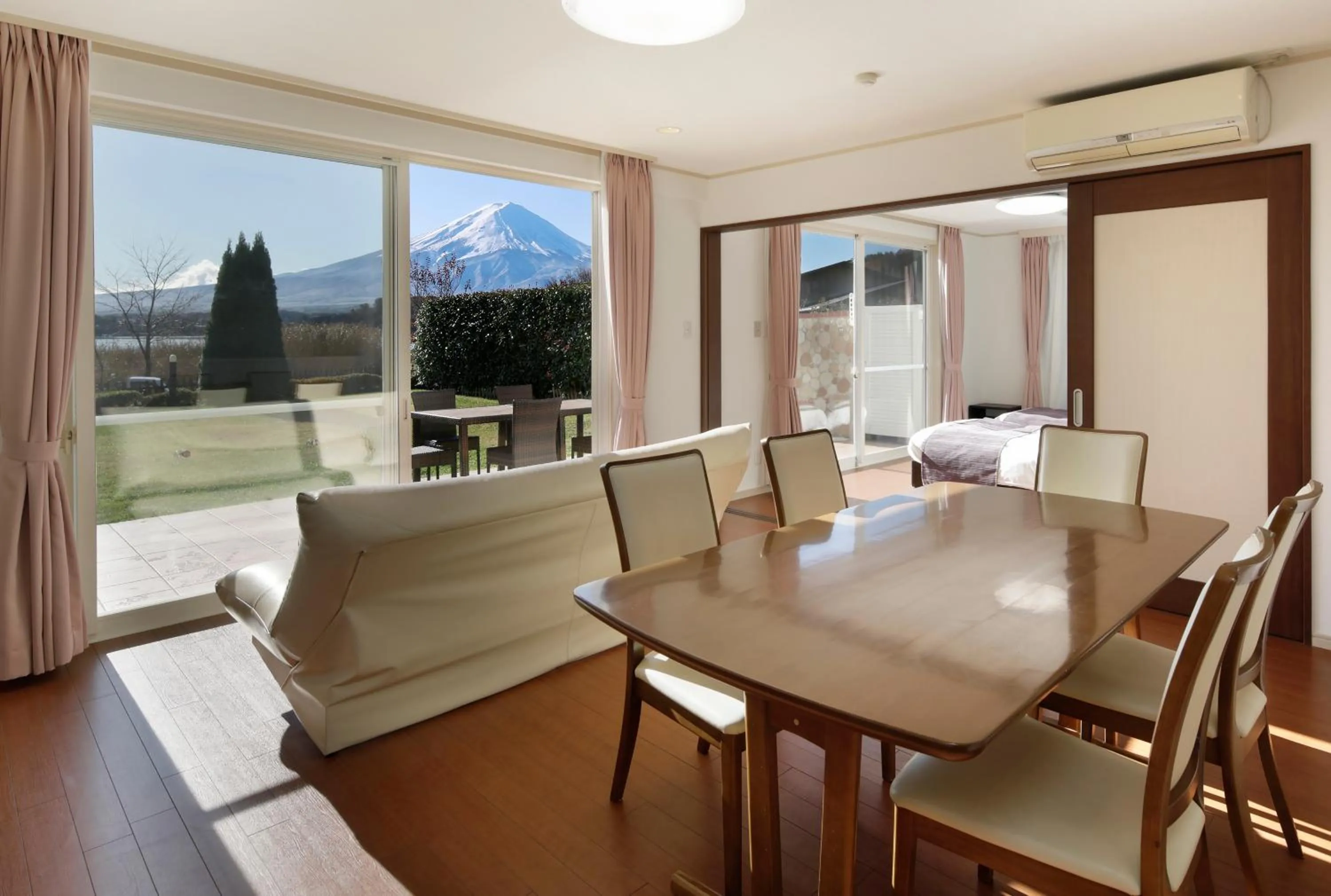 Living room in Kawaguchiko Urban Resort Villa