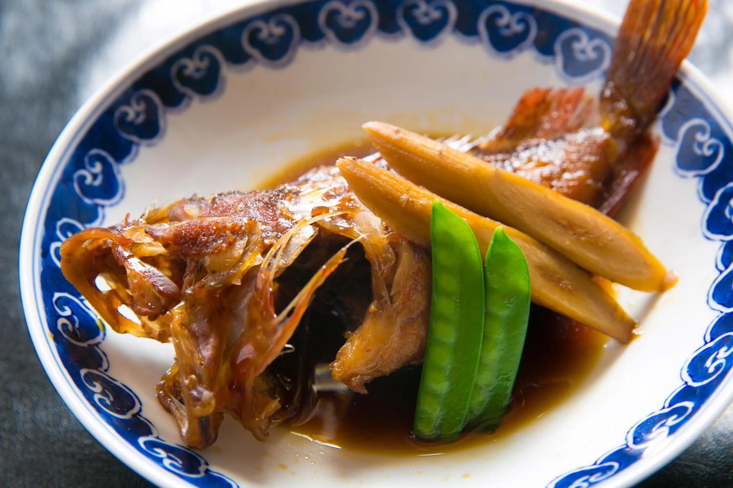 Food close-up in Ryokan Wataya