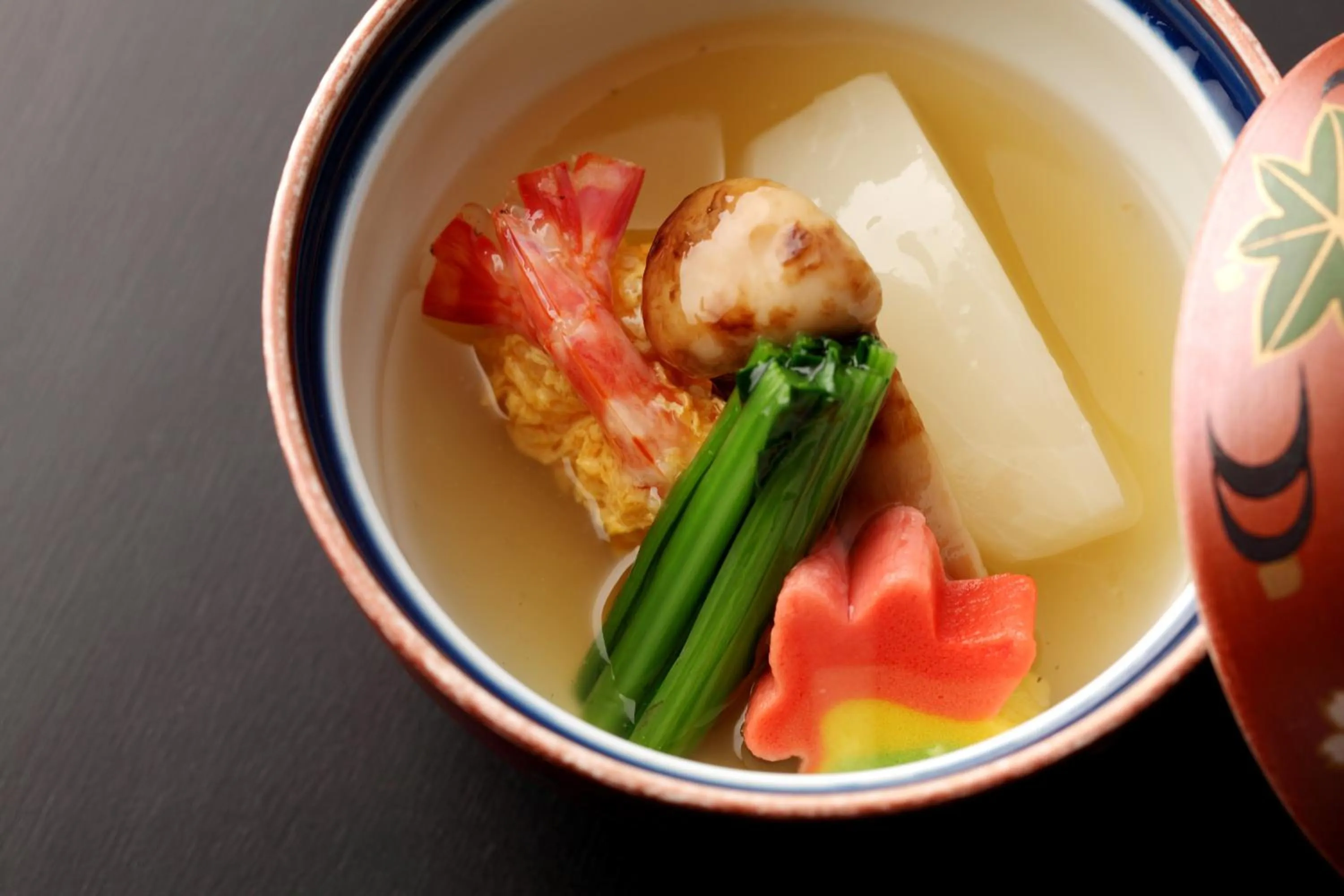 Food close-up in Ryokan Wataya