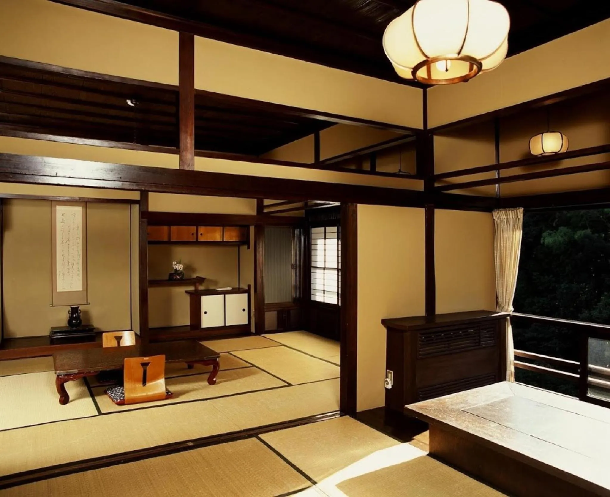 Photo of the whole room, Bed in Hazu Bekkan