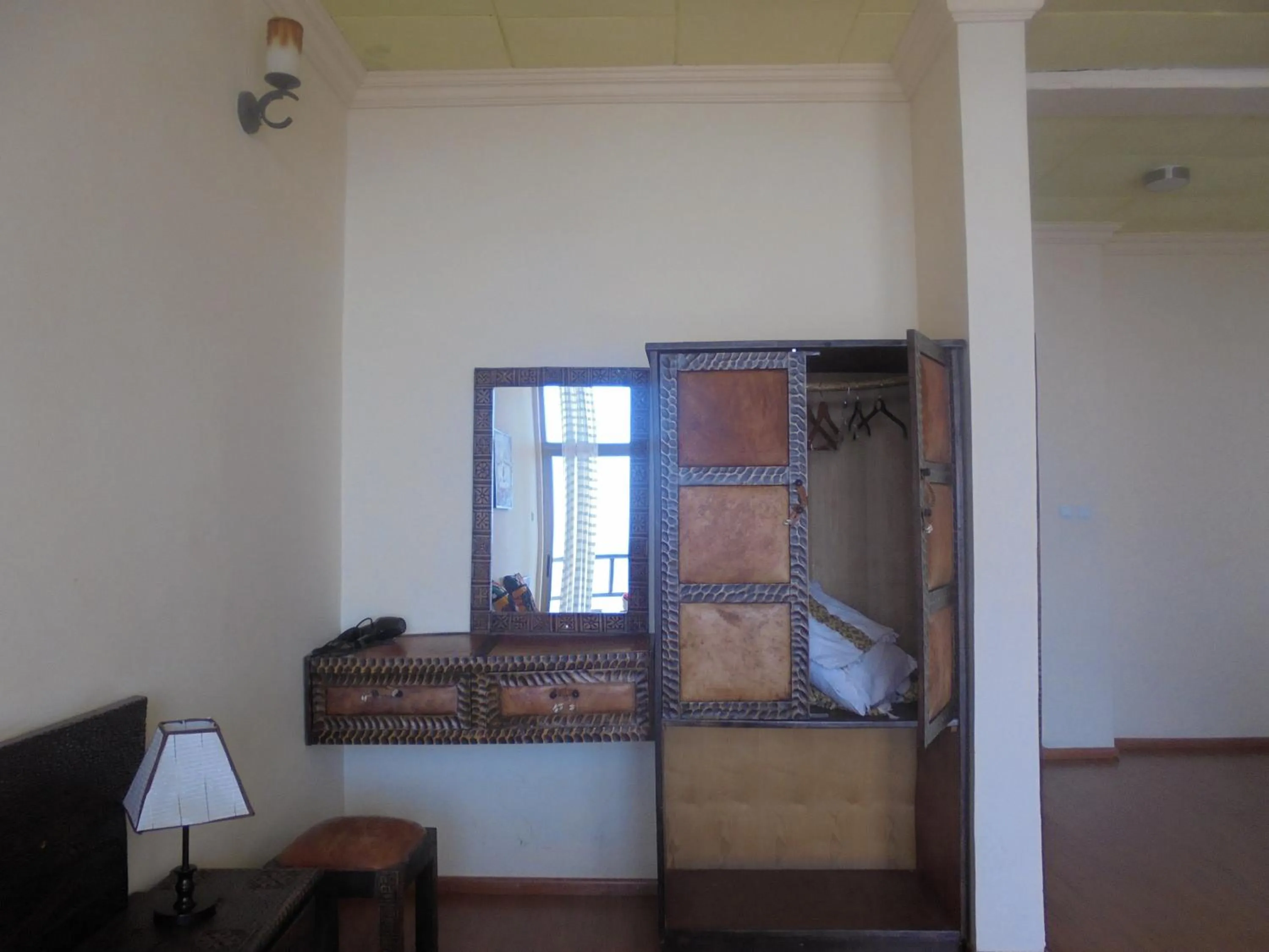 Decorative detail in Top Twelve Hotel - Lalibela