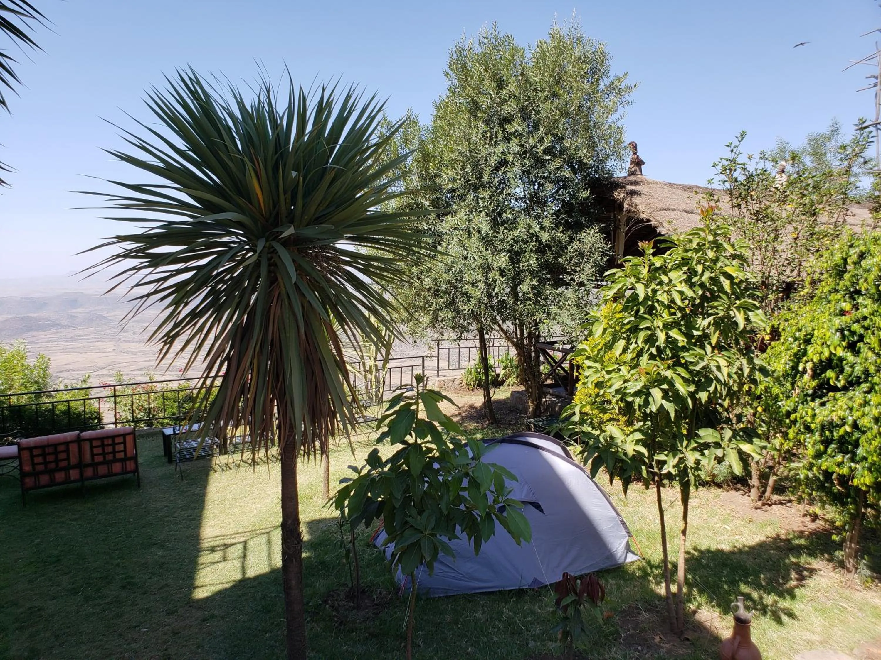 Garden in Top Twelve Hotel - Lalibela
