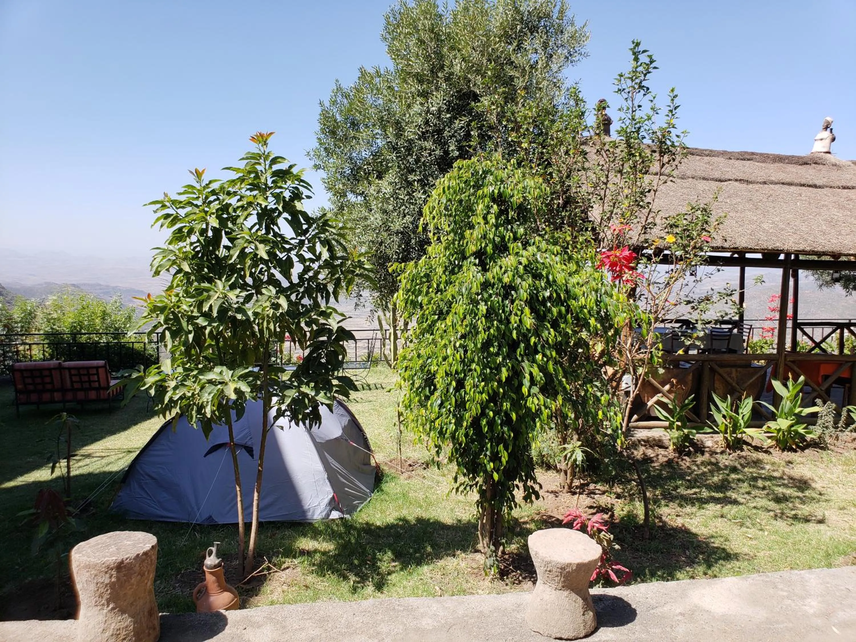 Garden in Top Twelve Hotel - Lalibela