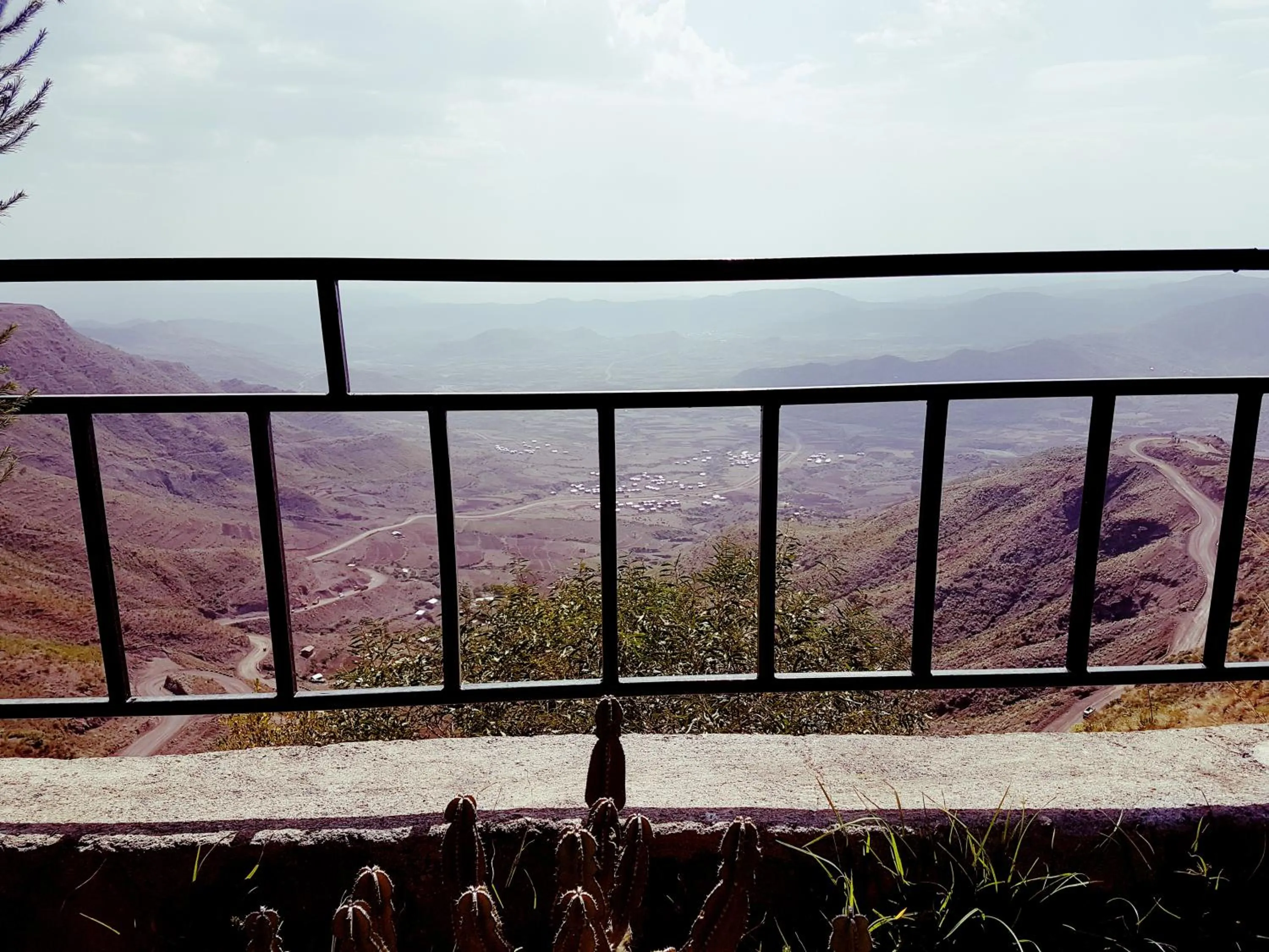 Landmark view in Top Twelve Hotel - Lalibela