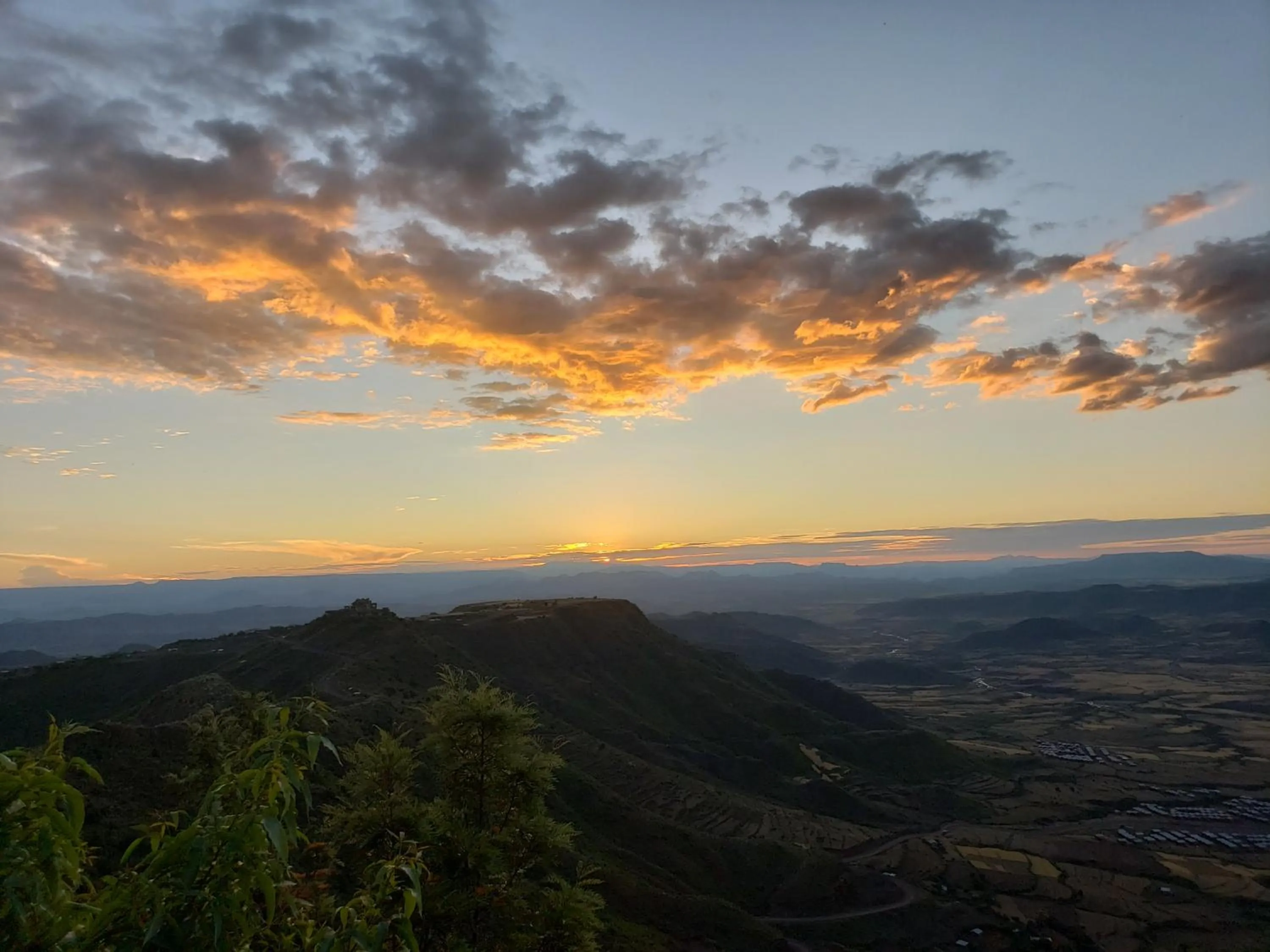 Mountain view in Top Twelve Hotel - Lalibela
