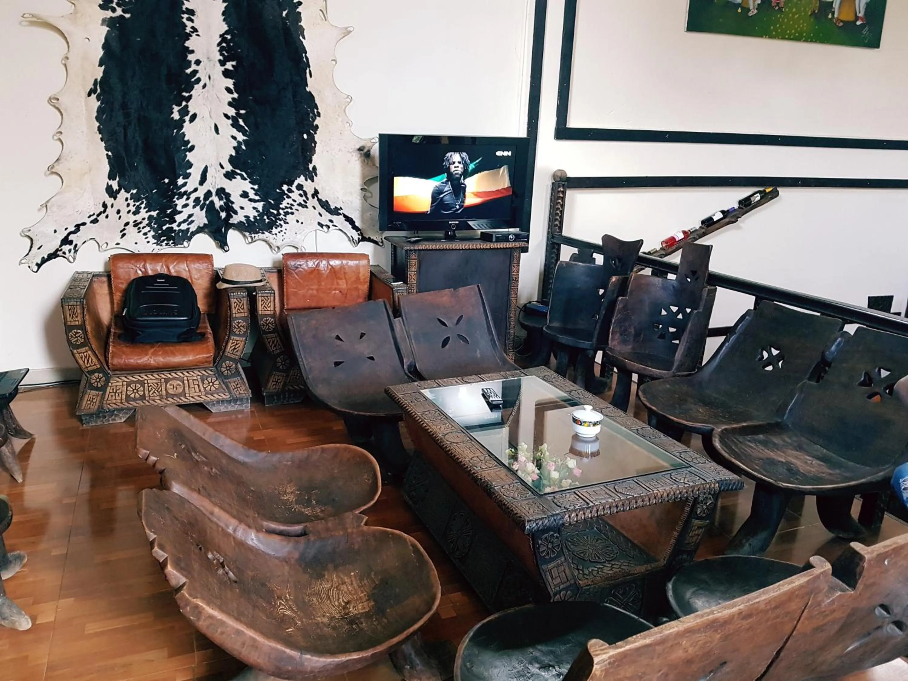 Lobby or reception in Top Twelve Hotel - Lalibela