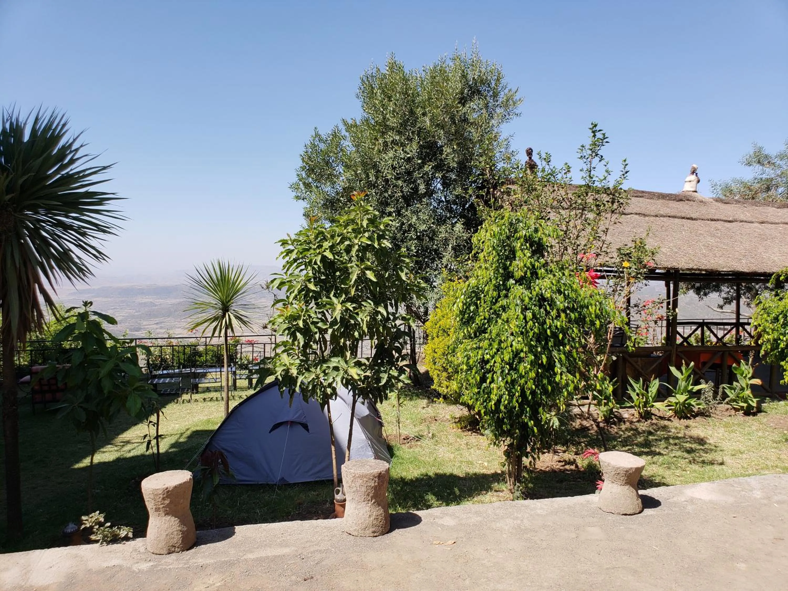 Garden in Top Twelve Hotel - Lalibela