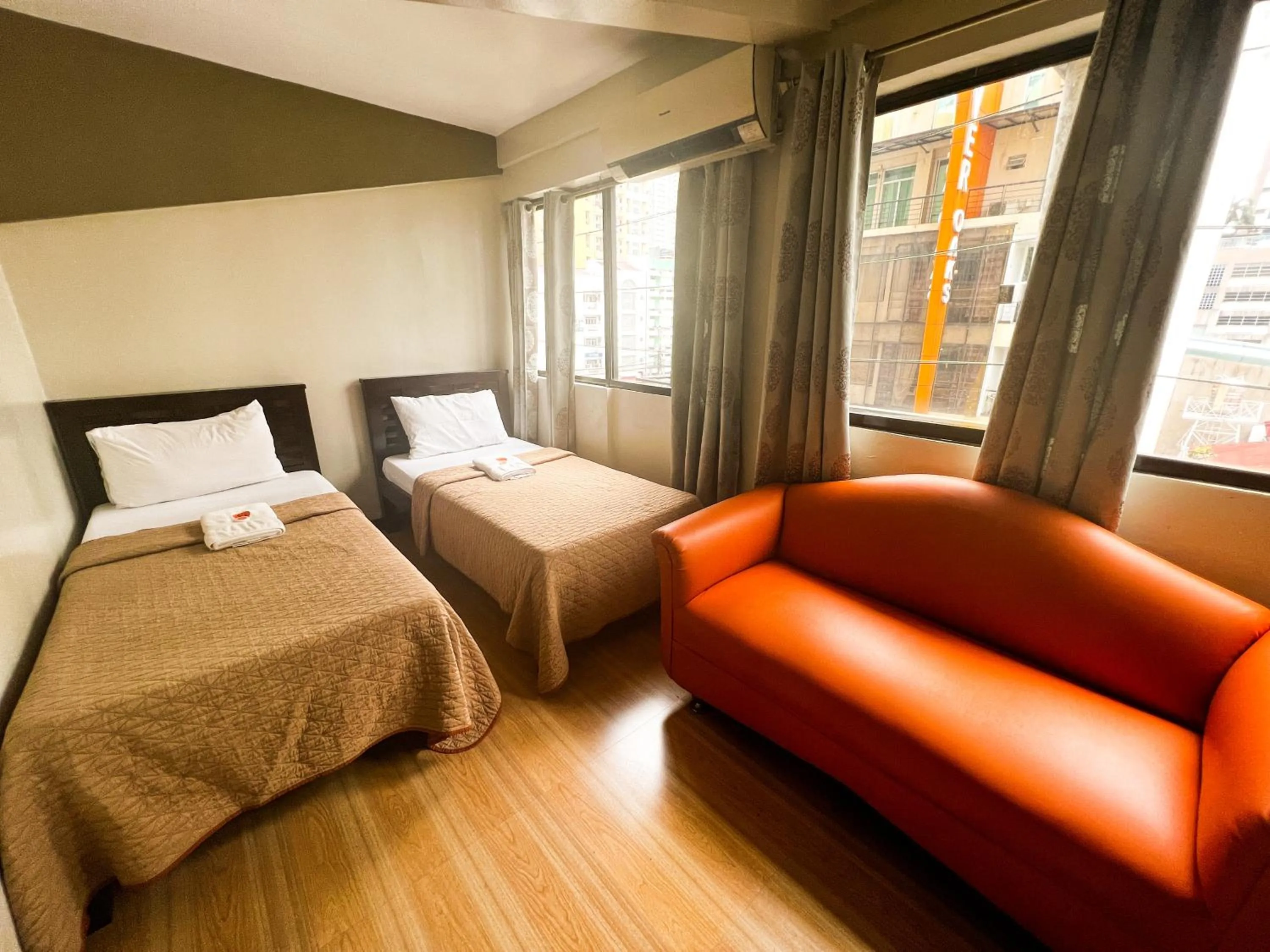 Bedroom, Bed in Stone House Hotel Manila