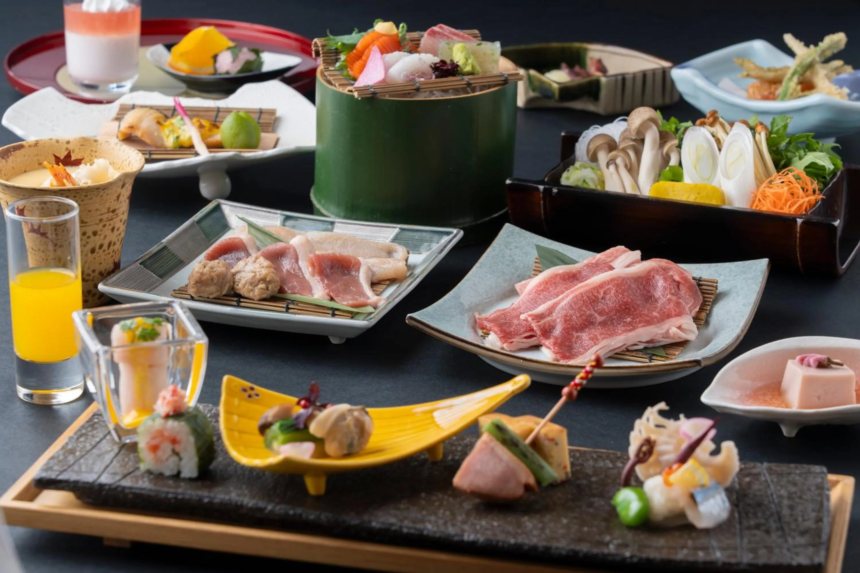 Food close-up in Mizunoto Reopening on April 1, 2025