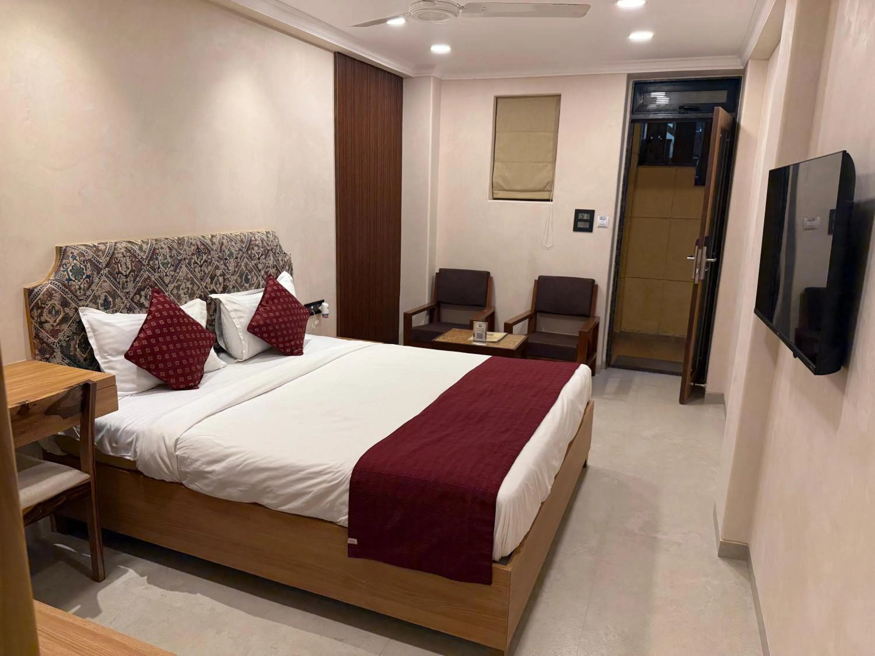 Bed in Hotel Beach Garden