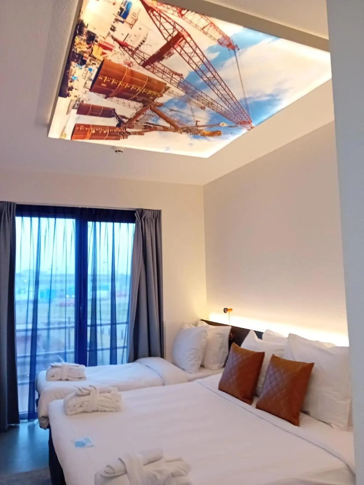 Bed in Hotel Rauw aan de Kade