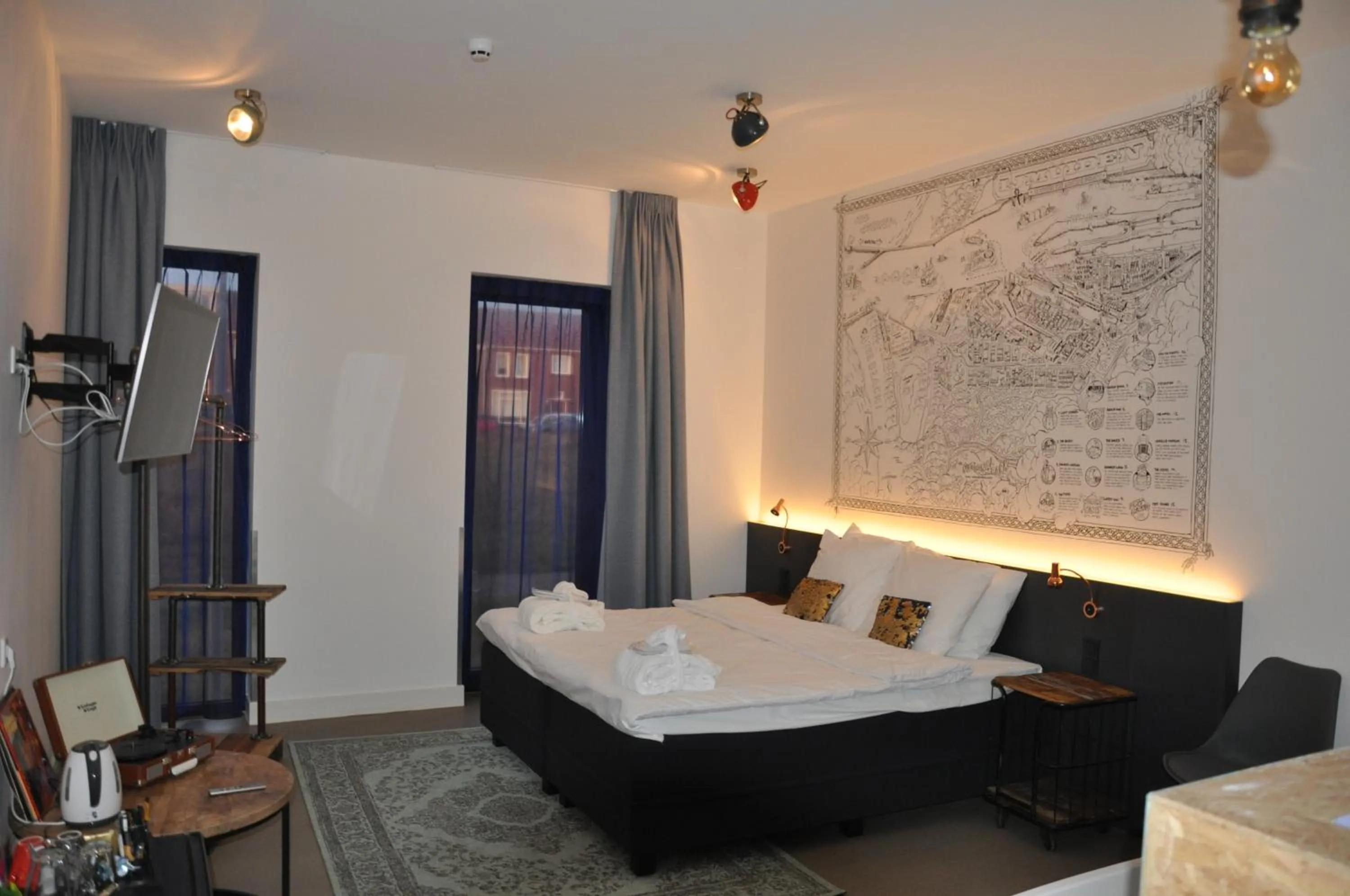 Bed in Hotel Rauw aan de Kade