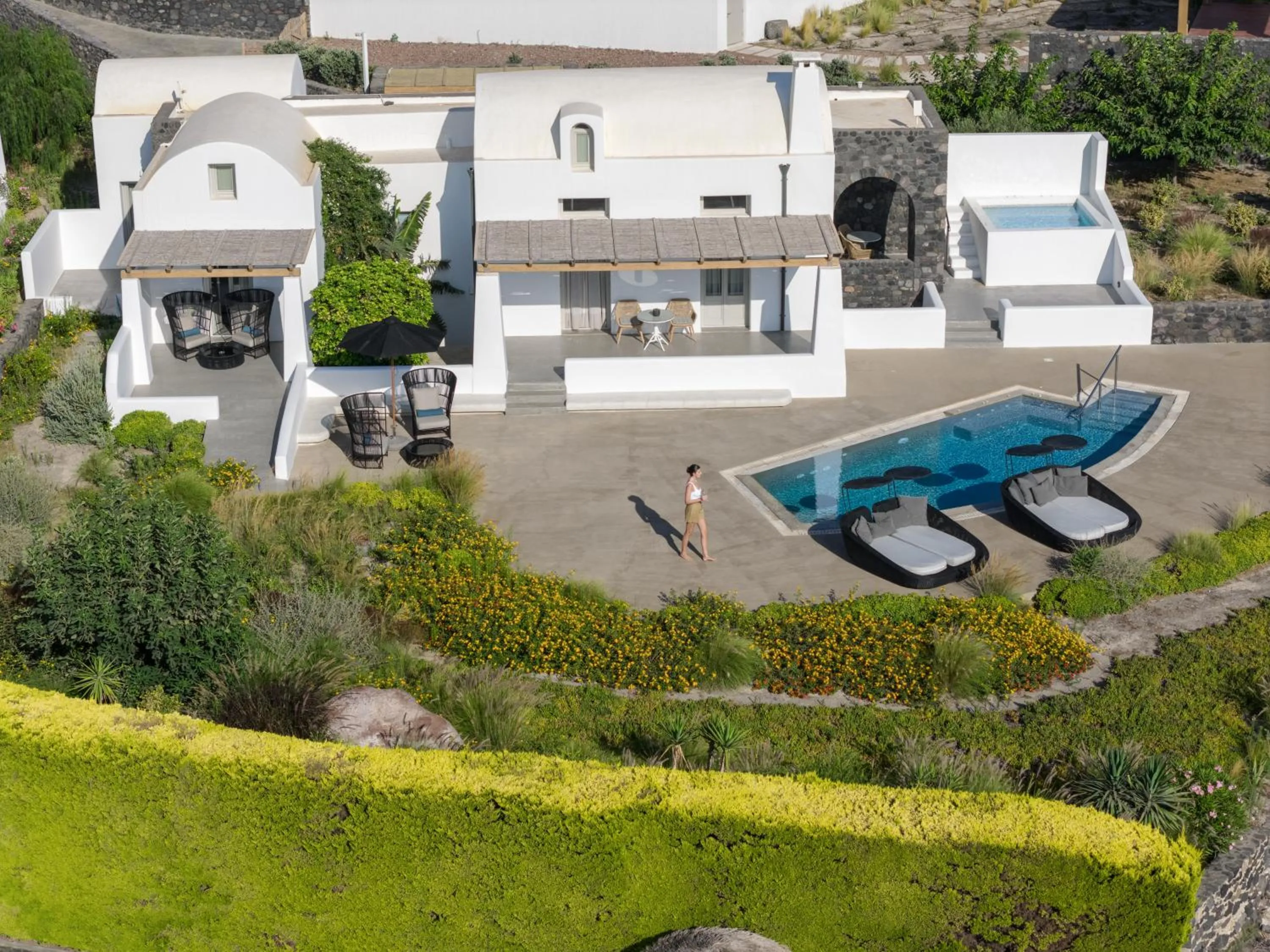 Balcony/Terrace in Santo Pure Oia Suites & Villas
