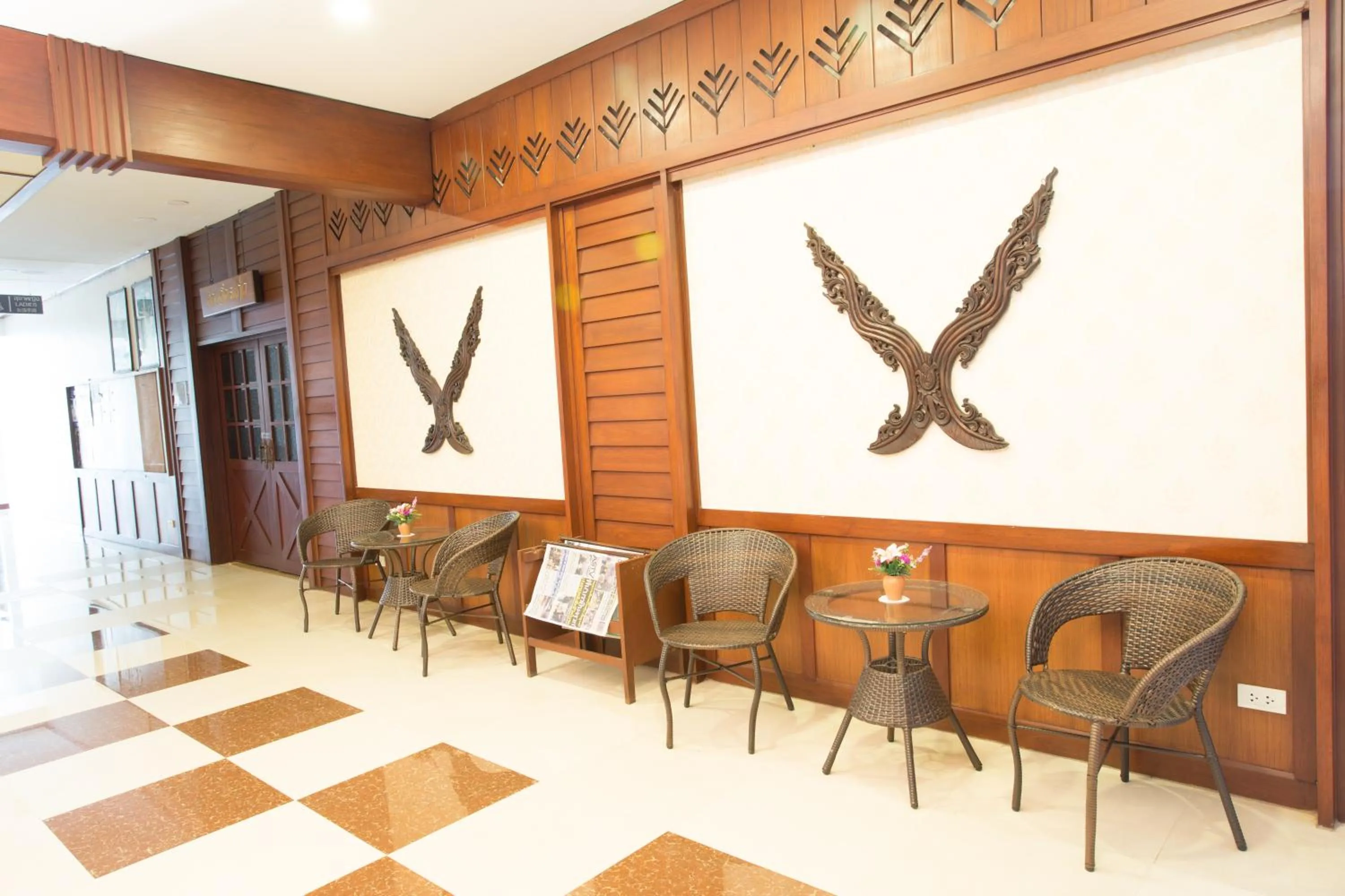 Decorative detail in Asia Lampang Hotel