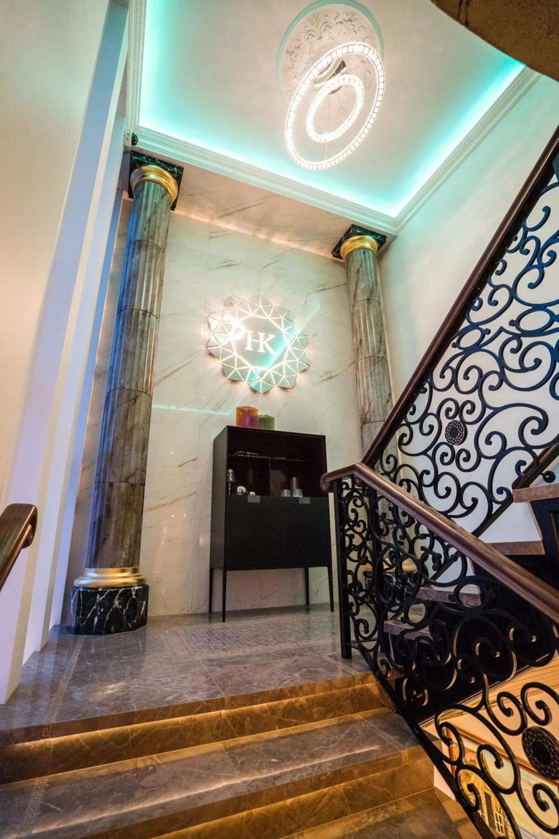 Decorative detail in Diamond Suites by Reykjavik Keflavik Airport