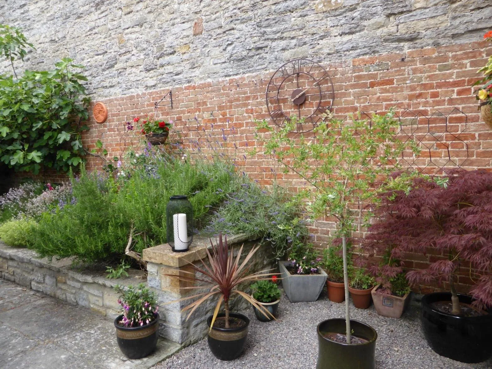 Patio in Liongate House