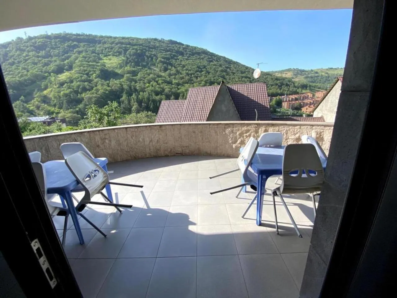 Balcony/Terrace in Villadzor Apart Hotel