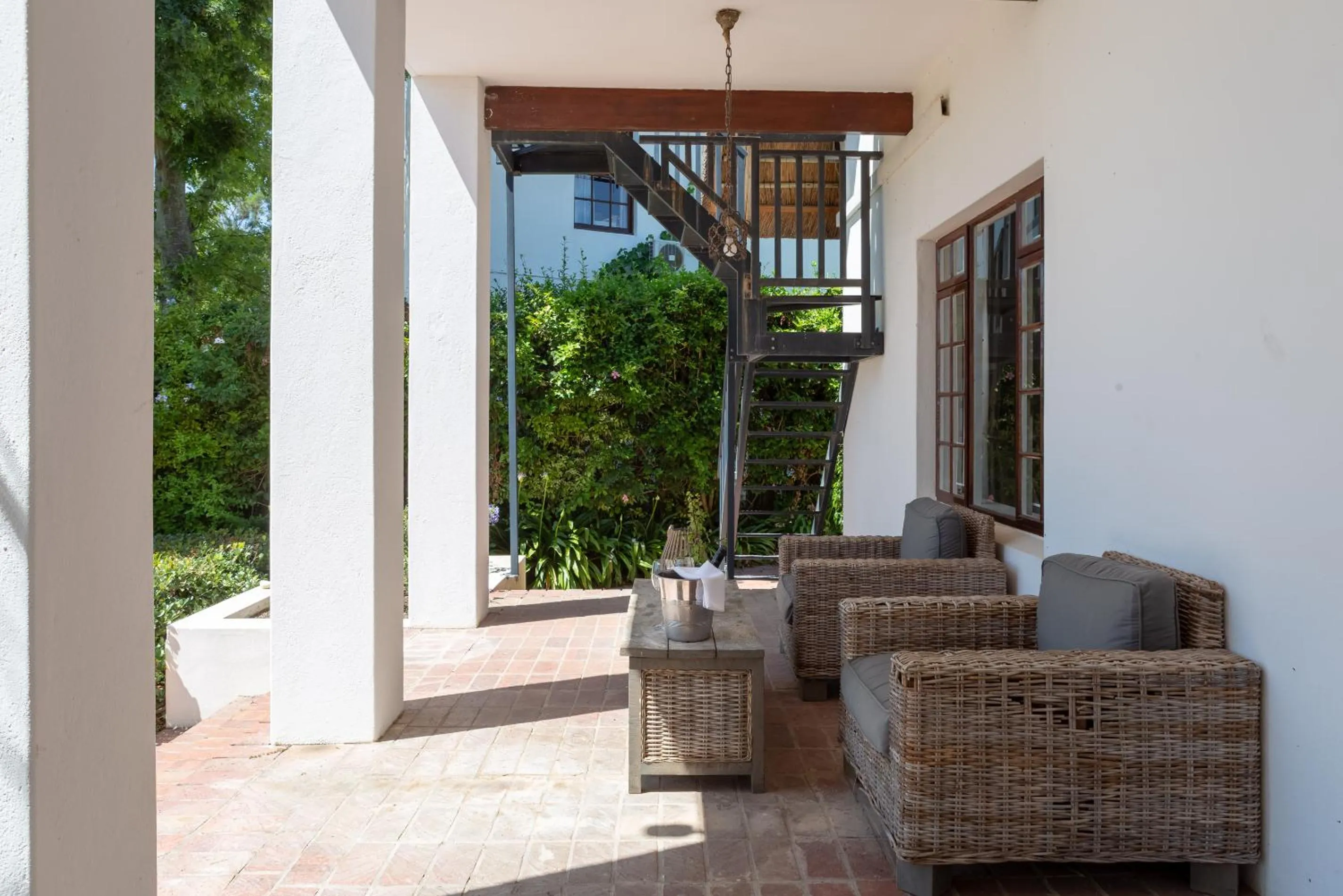 Patio in Wedgeview Country House & Spa