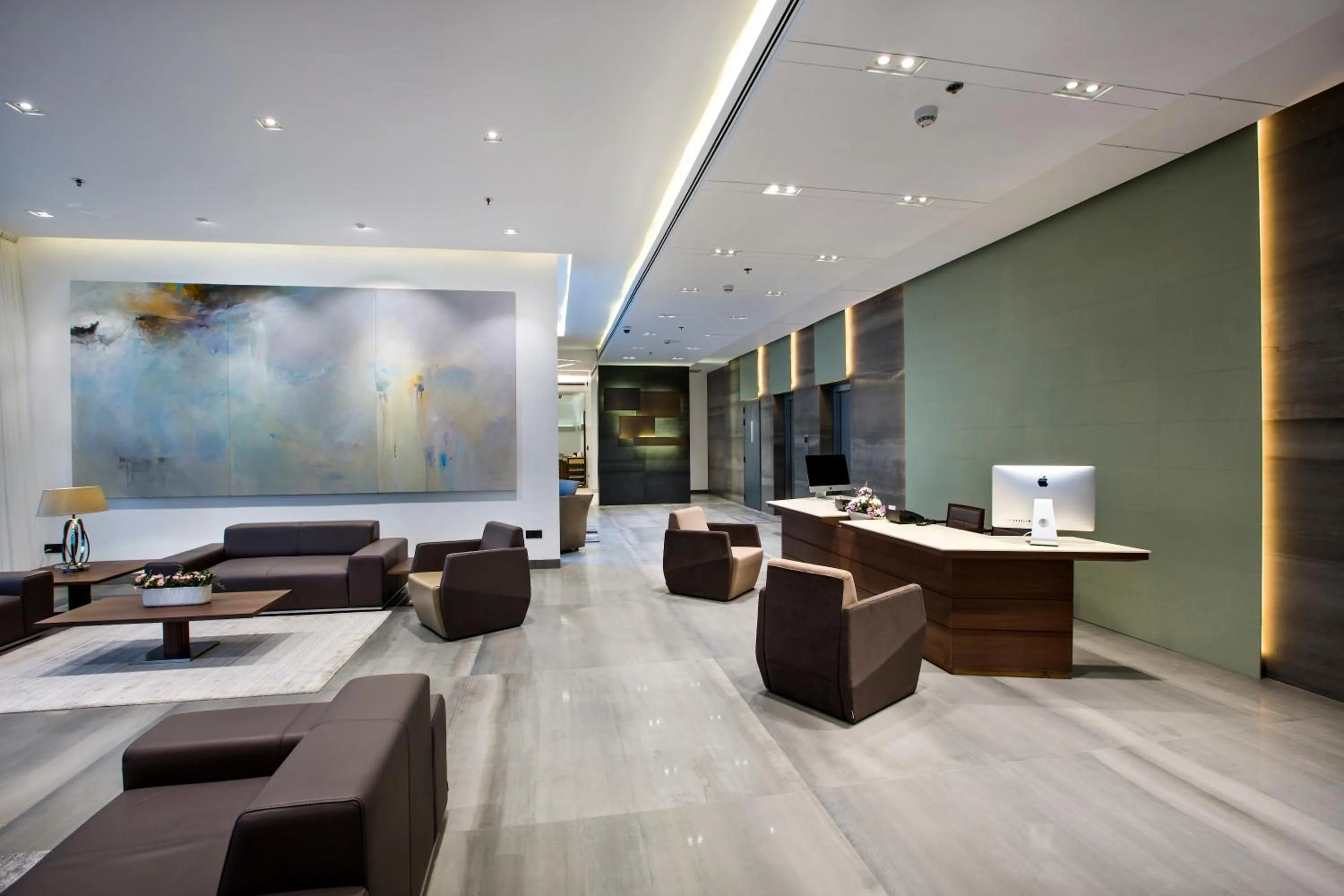 Lobby or reception in Space Hotel and Apartments