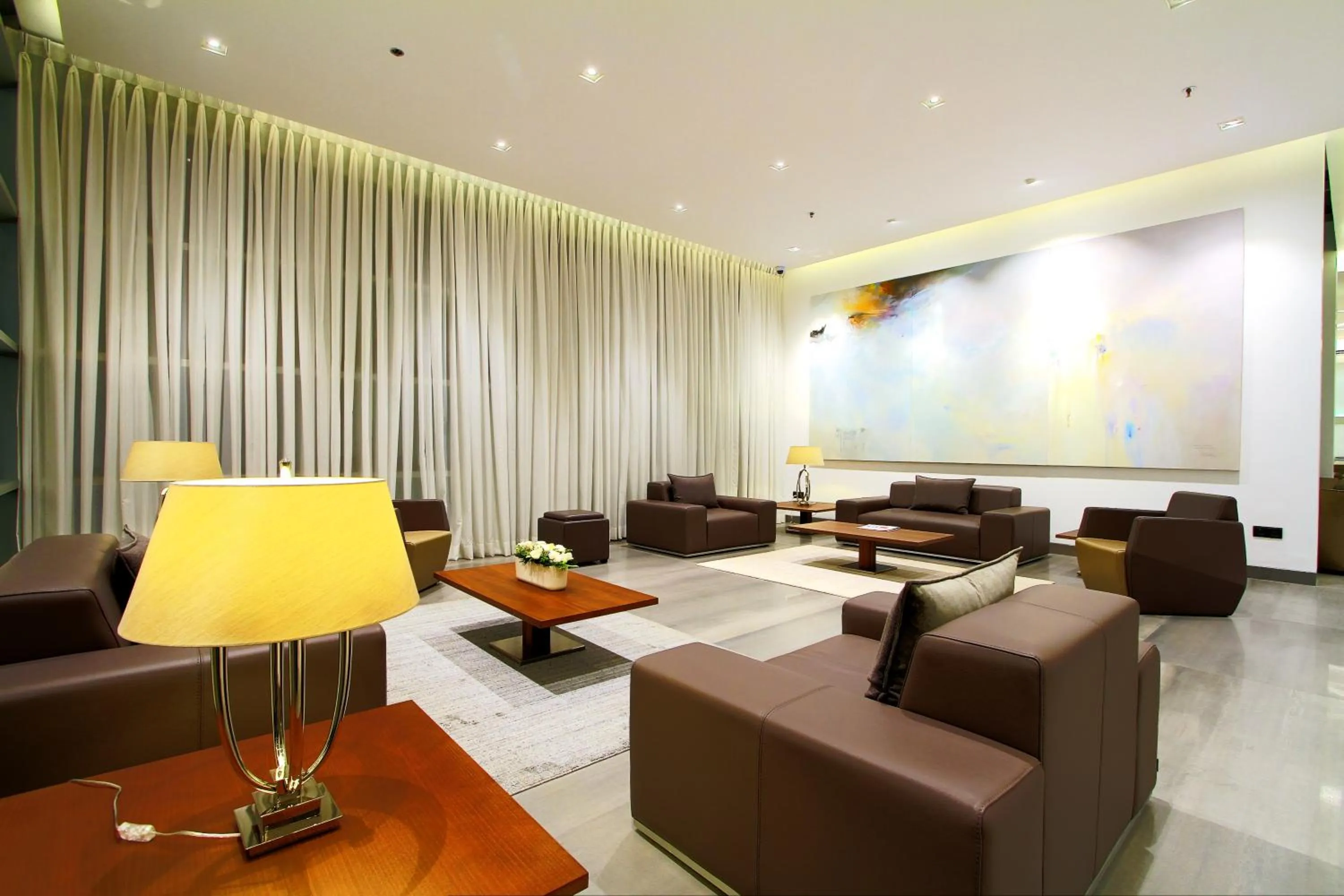 Lobby or reception in Space Hotel and Apartments