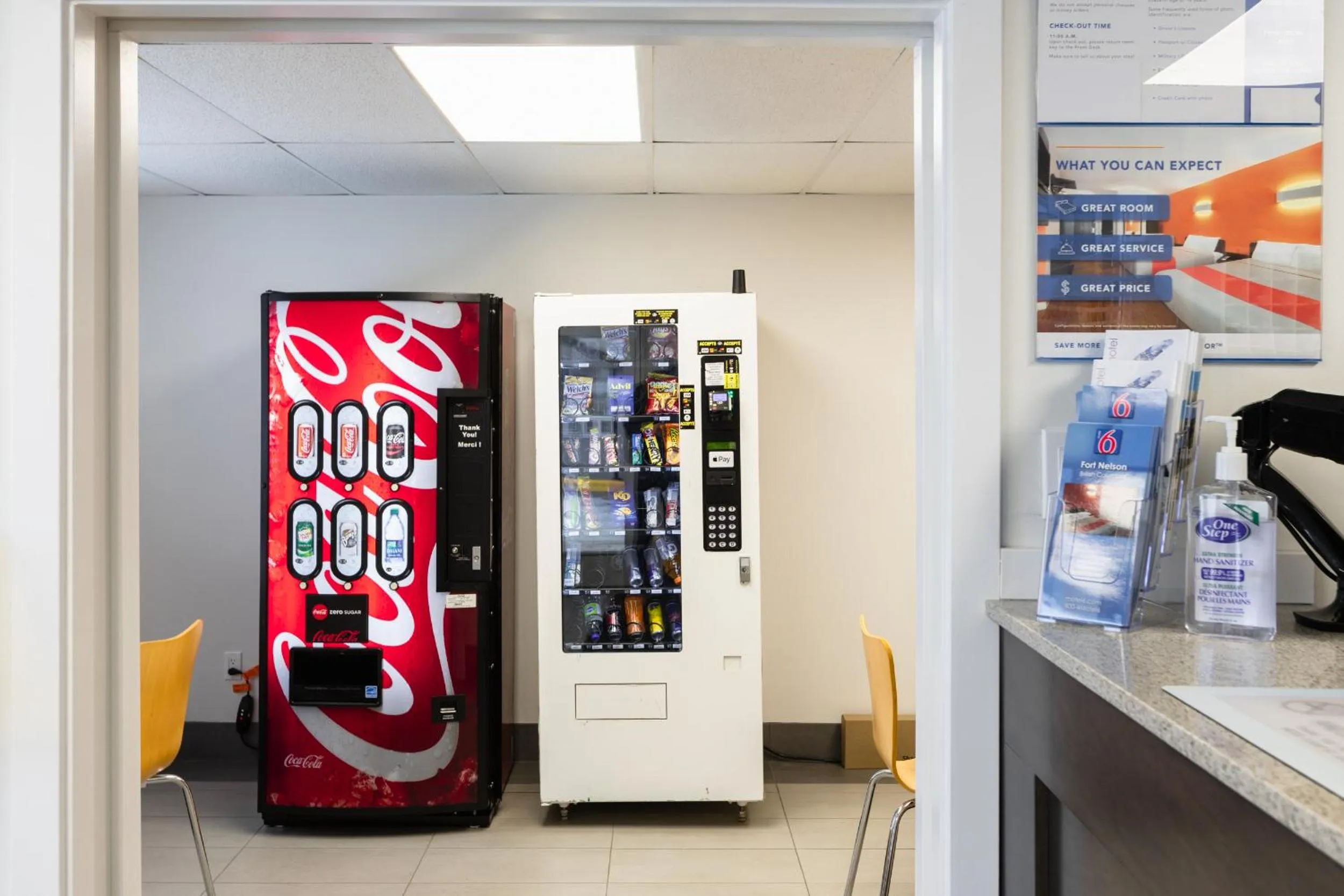 Drinks in Motel 6-Fort St. John, BC