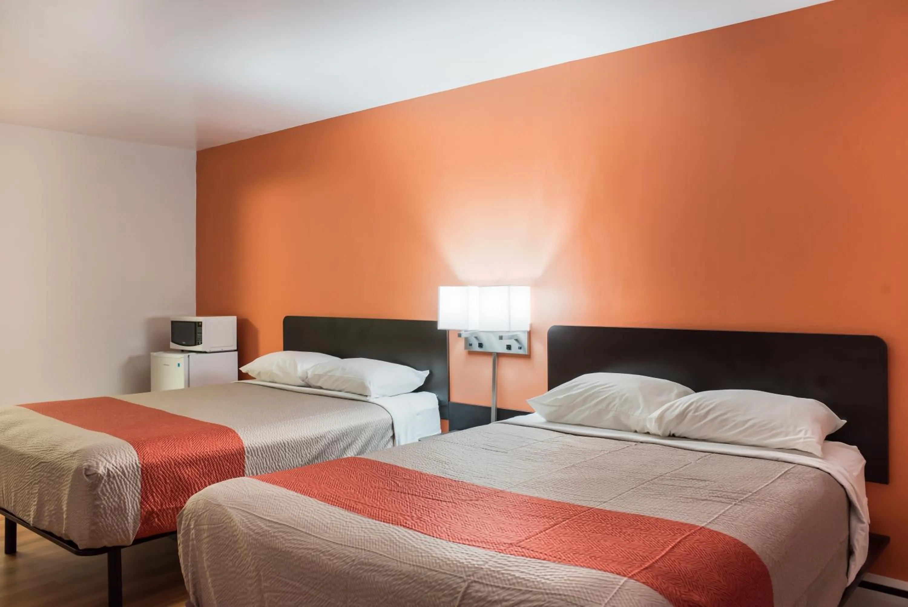 Bed in Motel 6-Fort St. John, BC