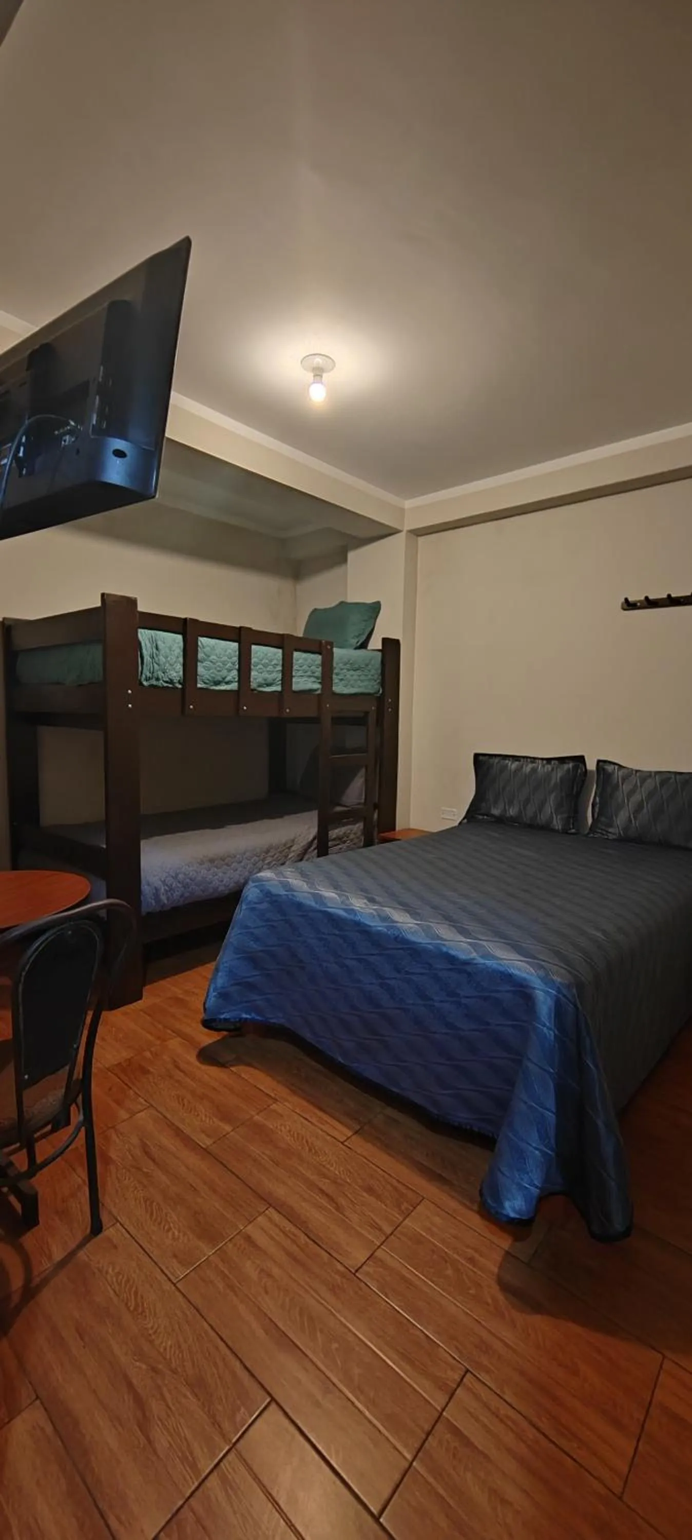 Bathroom, Bed in Hostal Bryan