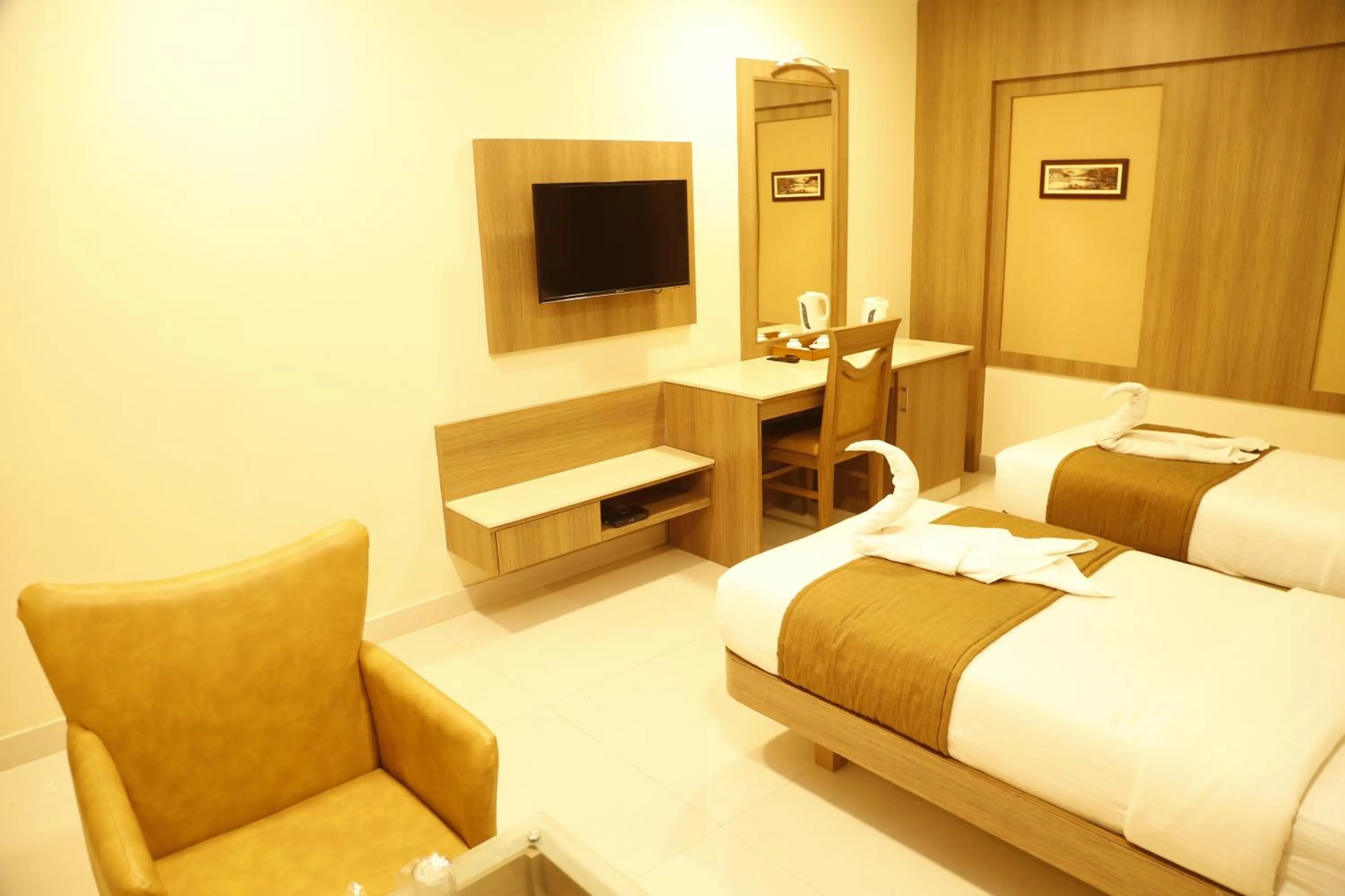 Bed in HOTEL GRAND PLAZzA