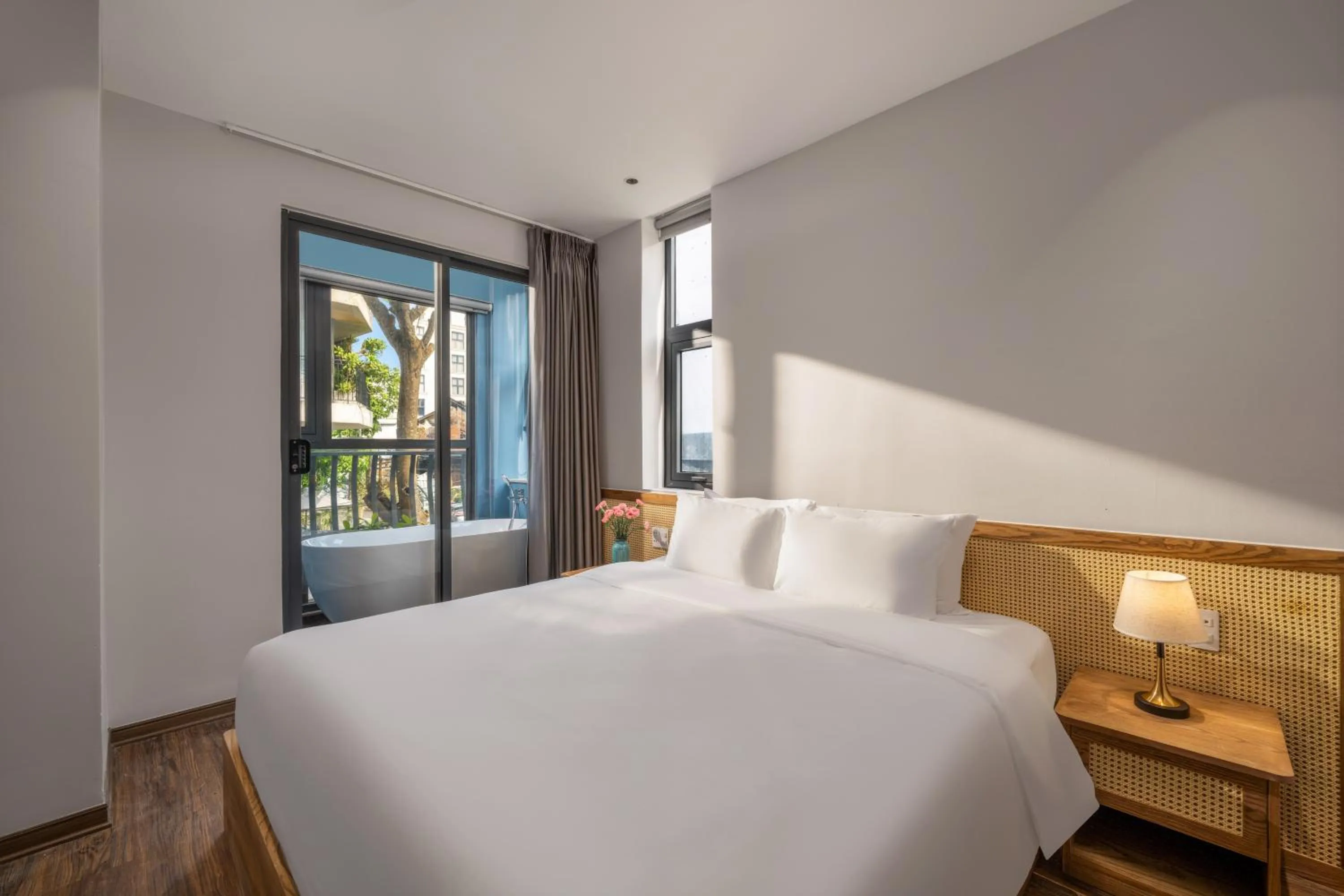 Bed in Taian Hotel & Apartment