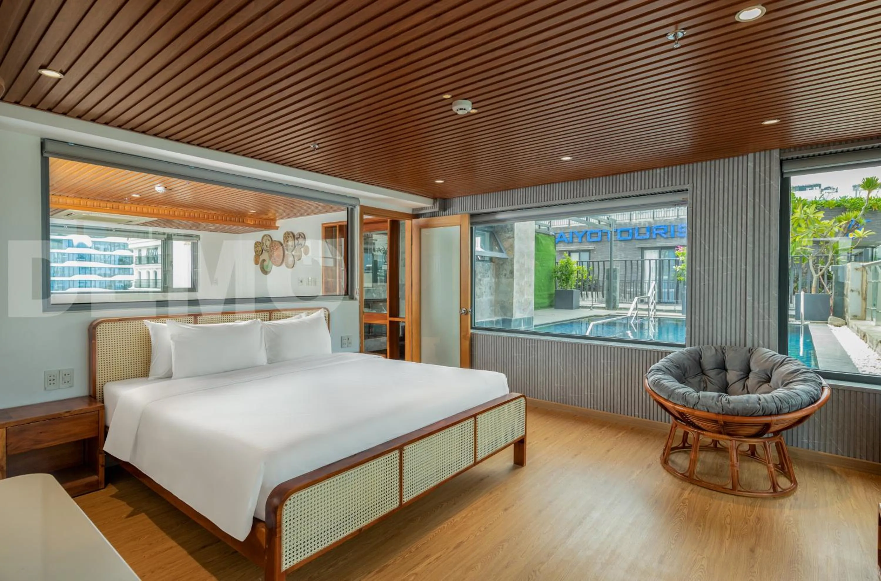 Bed in Taian Hotel & Apartment