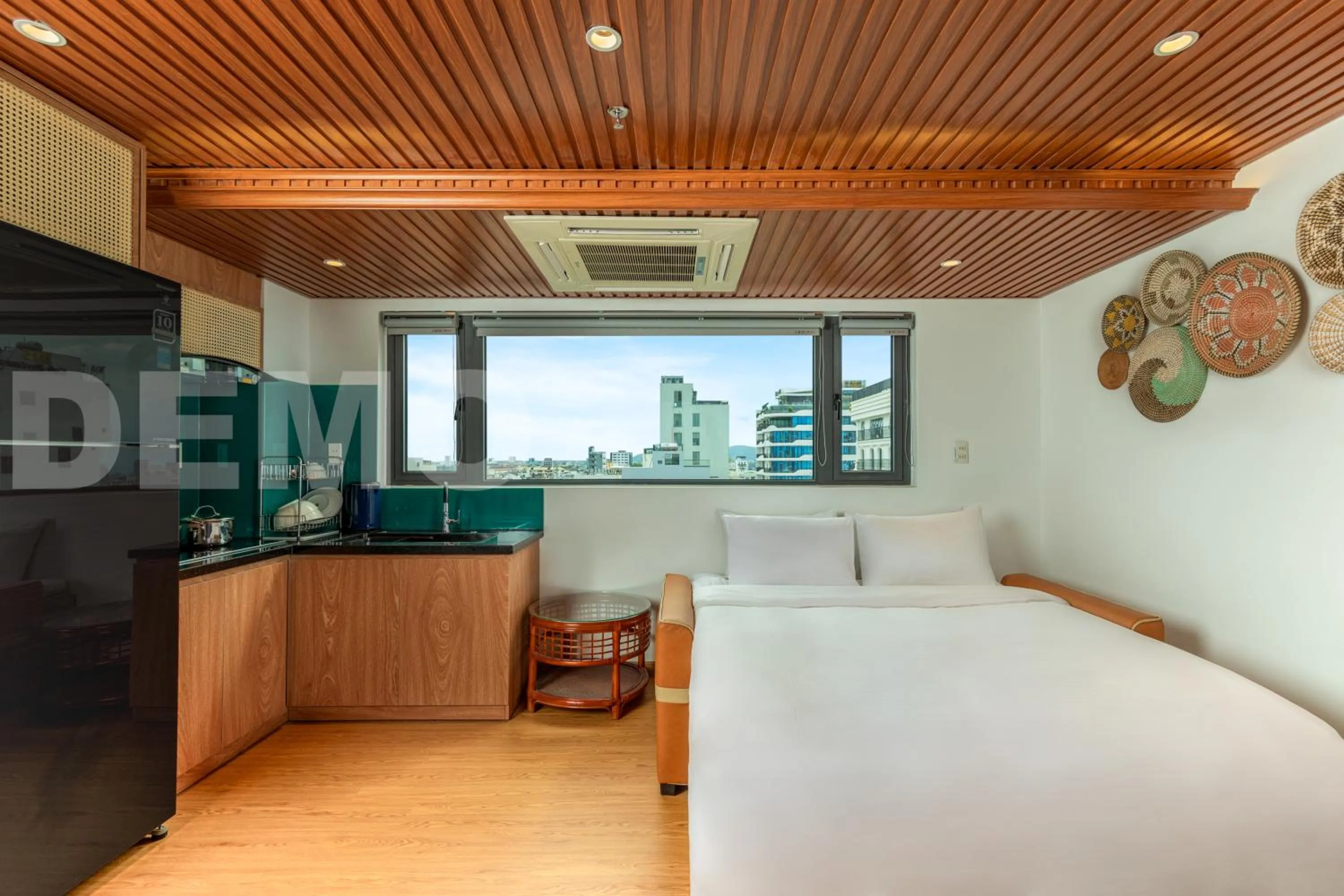 Bed in Taian Hotel & Apartment