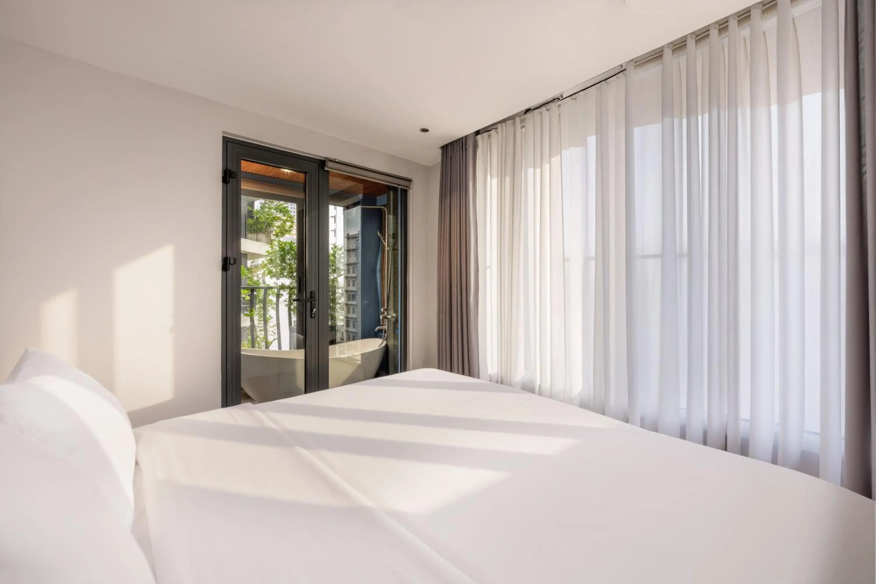 Bed in Taian Hotel & Apartment