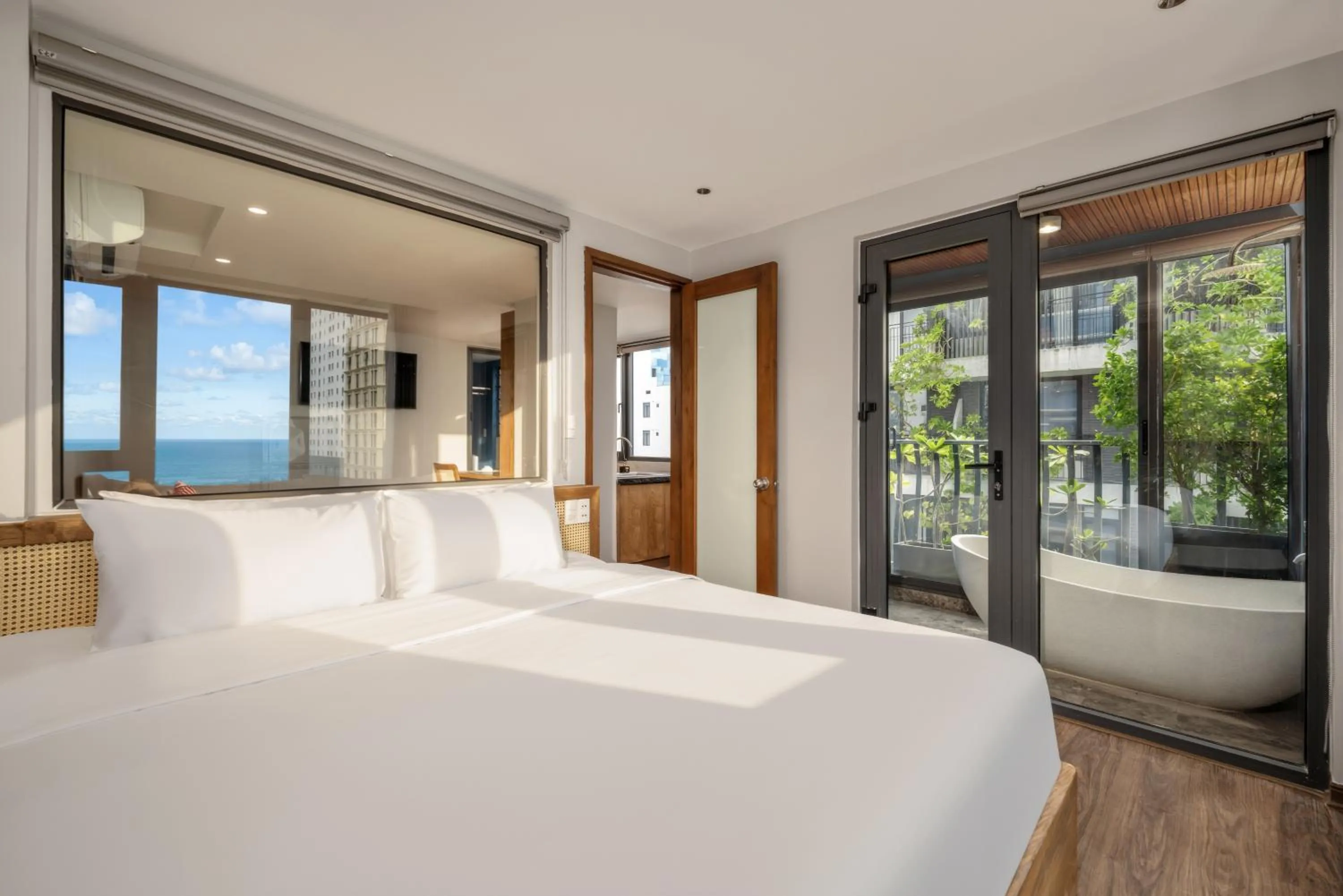 Bed in Taian Hotel & Apartment