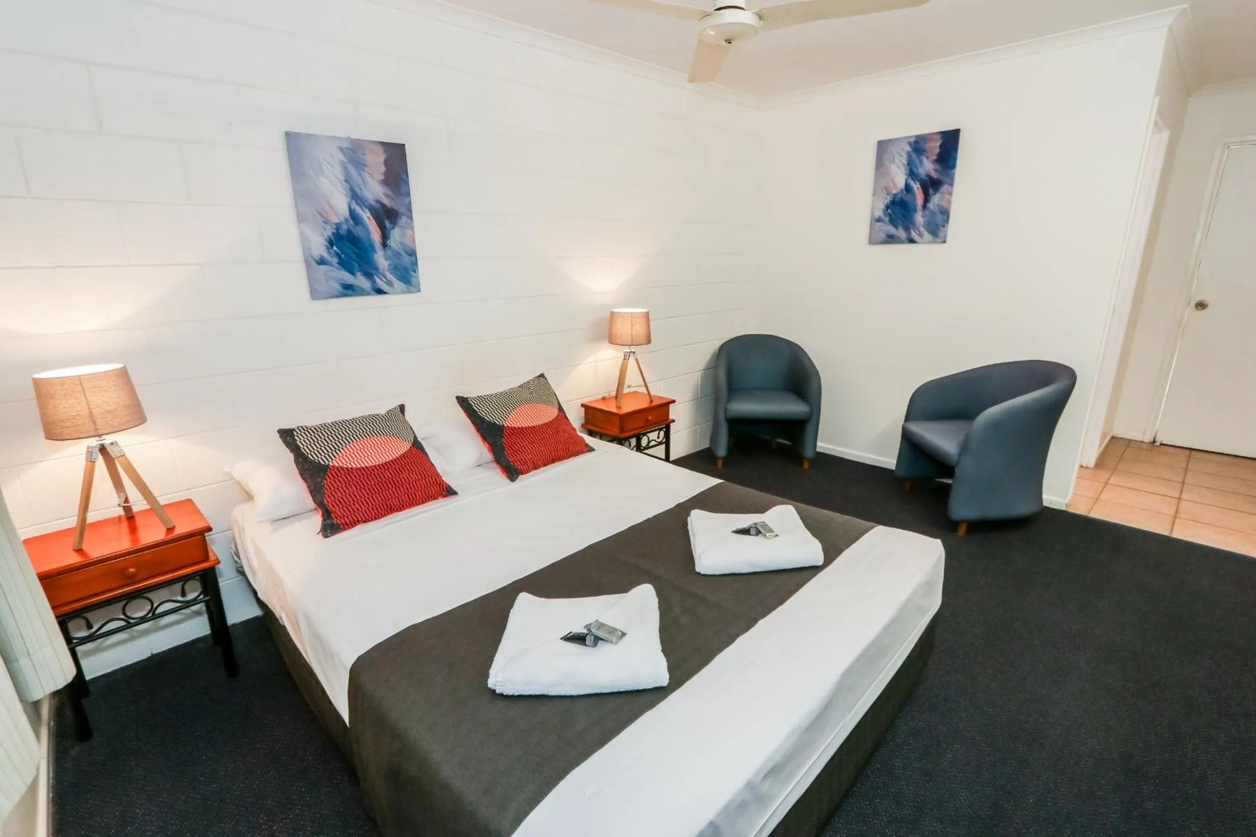 Bed in Miriam Vale Motel