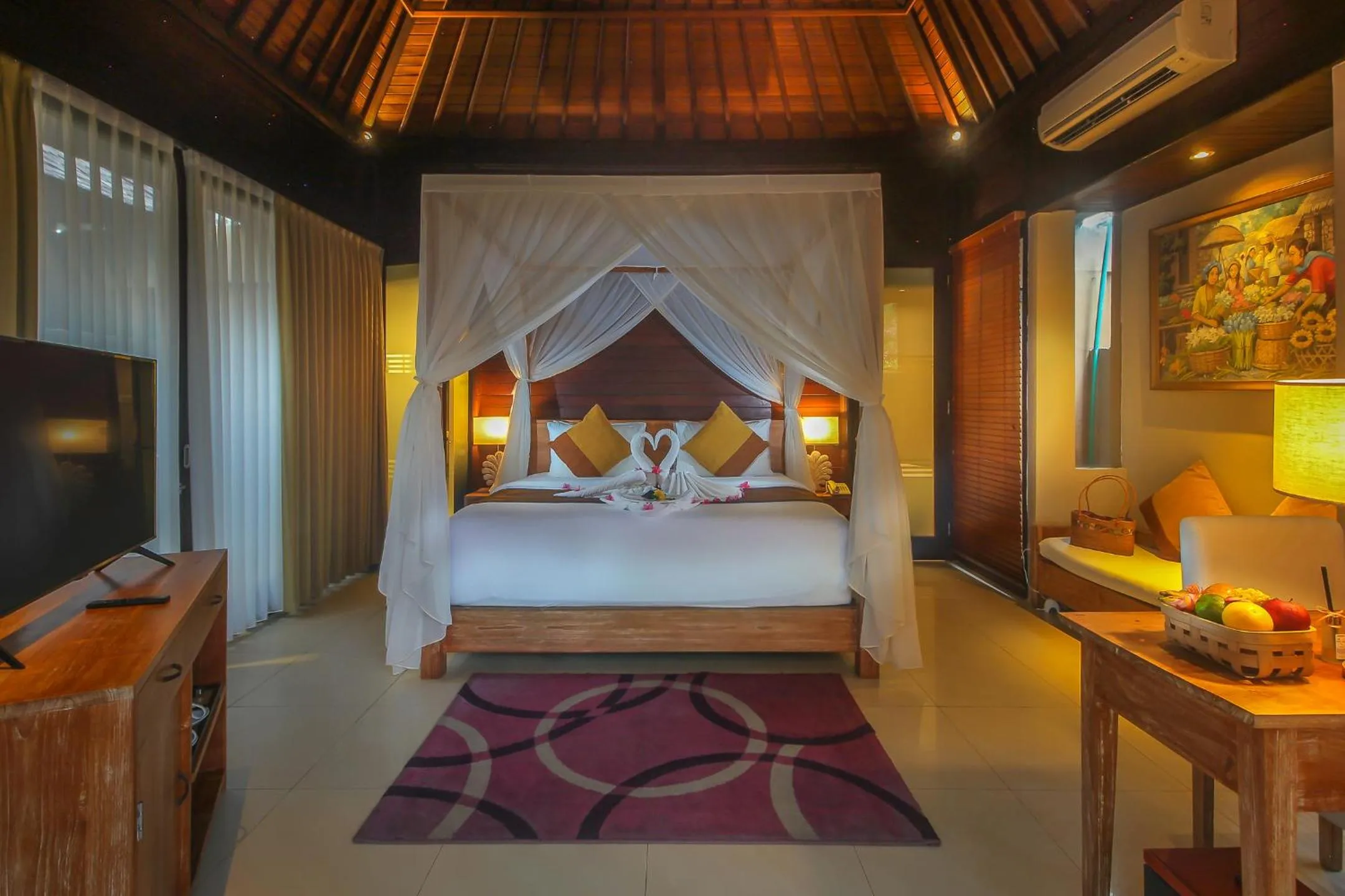 Bedroom, Bed in d'Nusa Beach Club and Resort