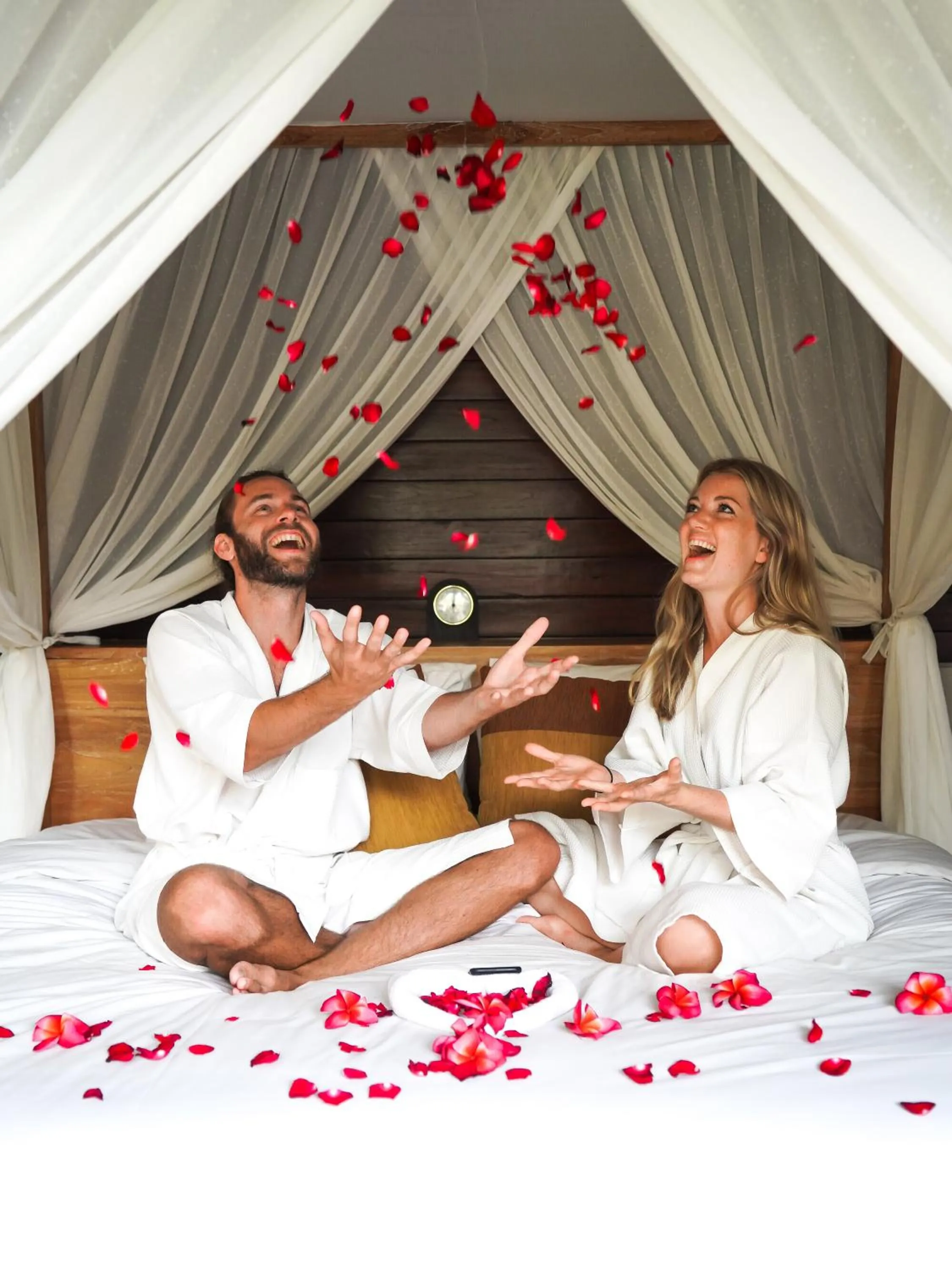 People in d'Nusa Beach Club and Resort