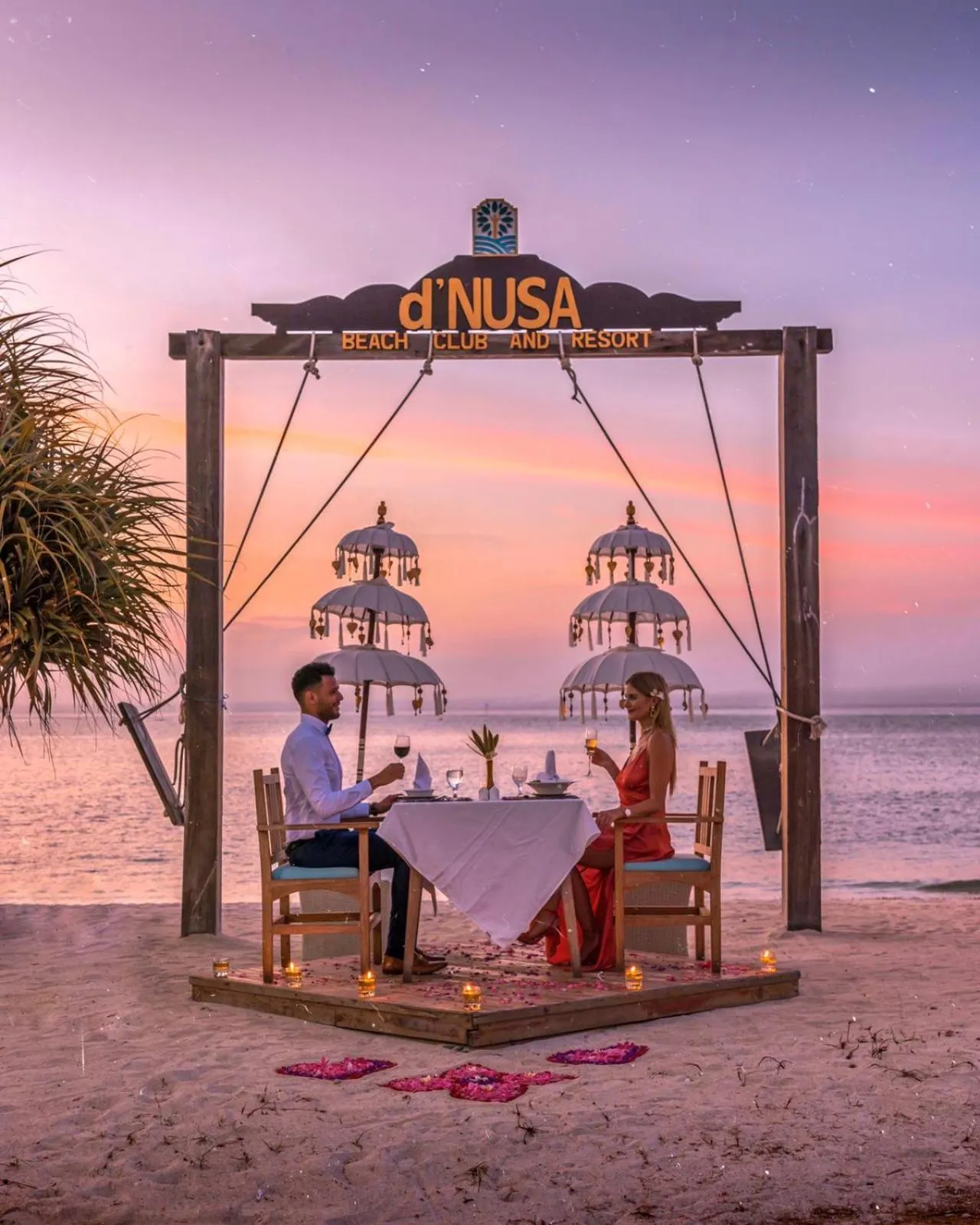 Dinner in d'Nusa Beach Club and Resort