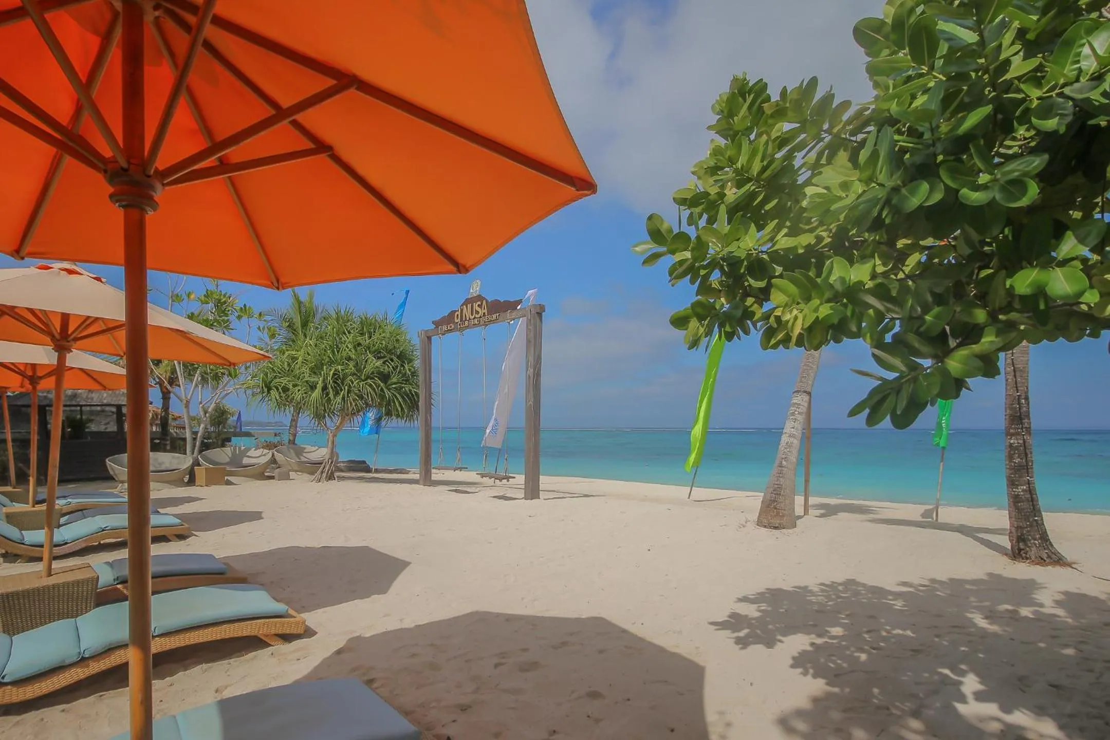 Beach in d'Nusa Beach Club and Resort