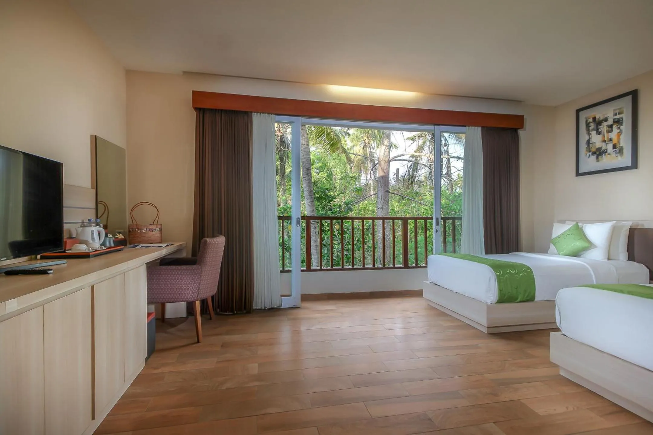 Bedroom, Bed in d'Nusa Beach Club and Resort