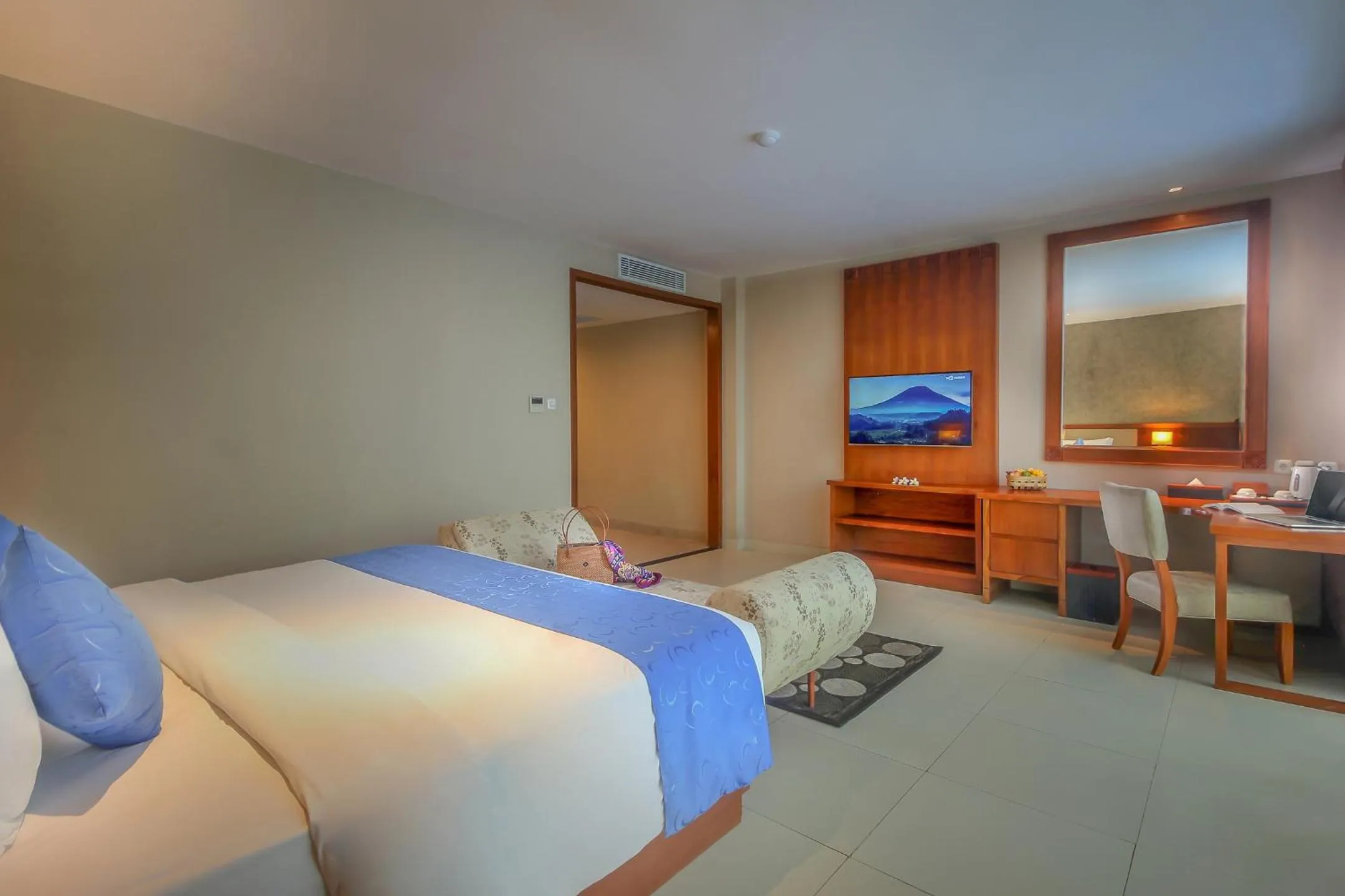 Bedroom, Bed in d'Nusa Beach Club and Resort