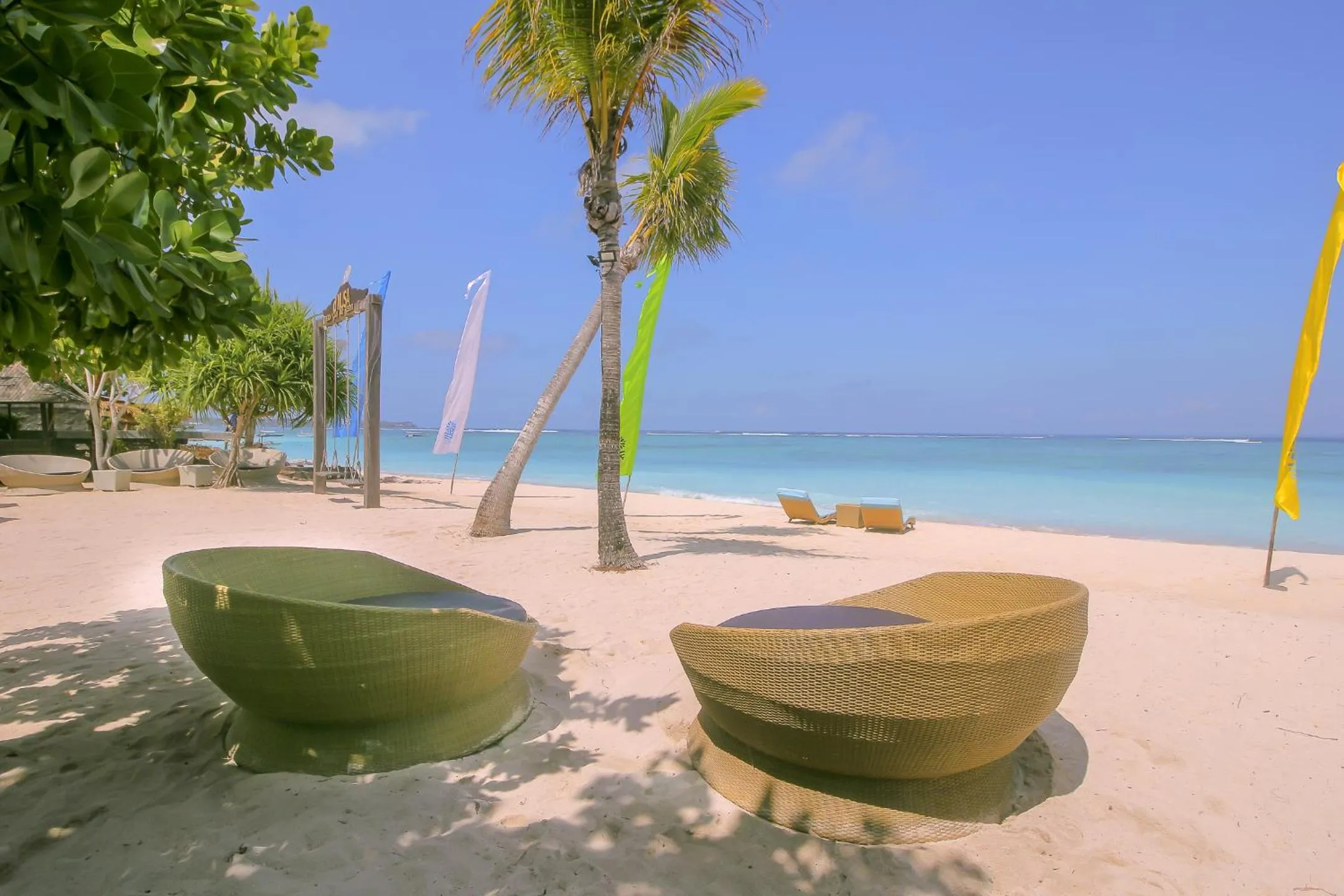 Beach in d'Nusa Beach Club and Resort