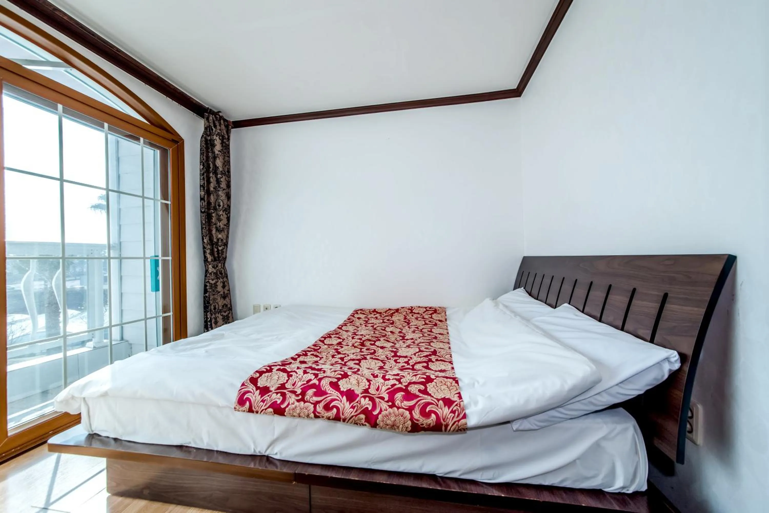 Bedroom, Bed in Jeju Hue Pension