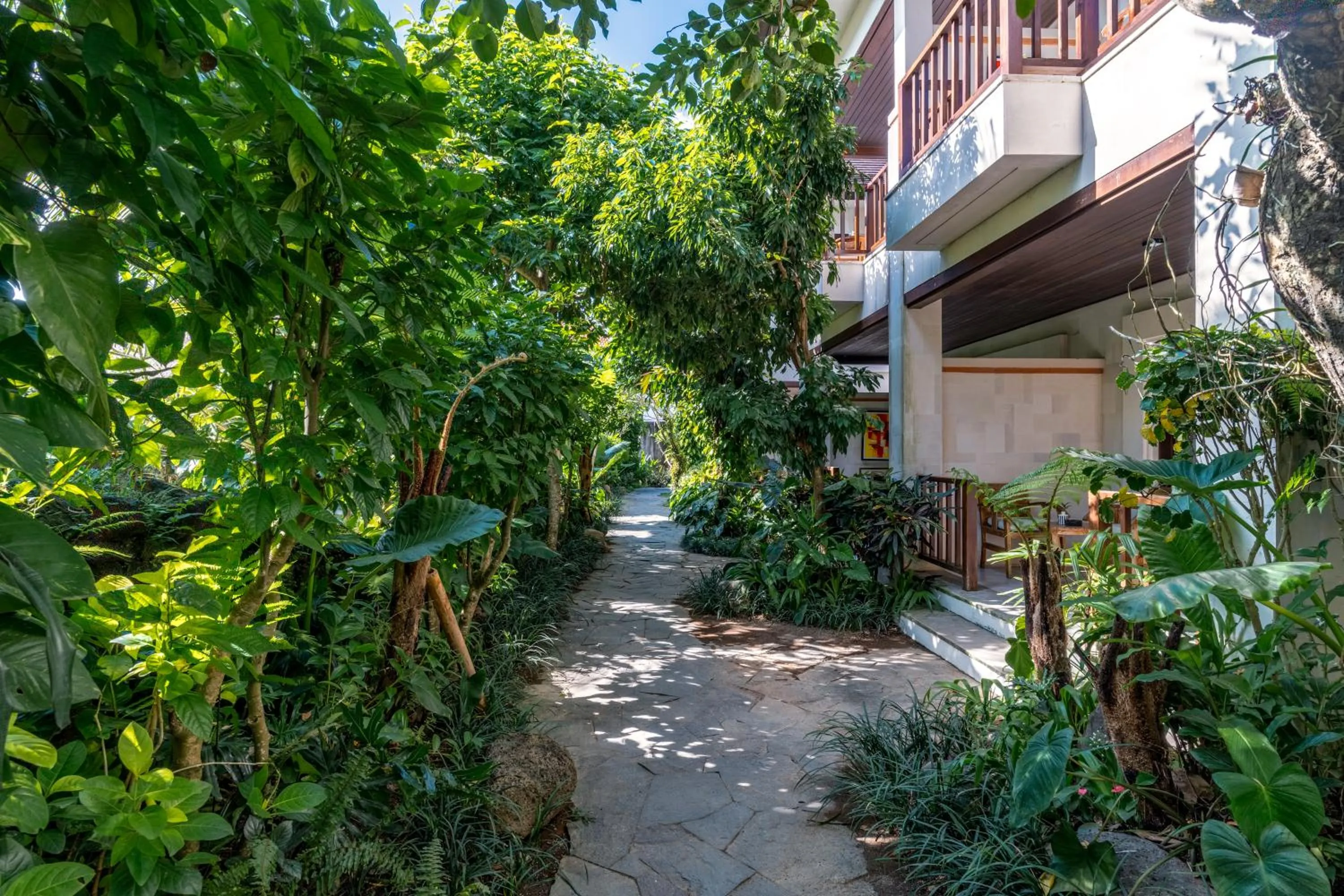 Garden view in Radha Phala Resort & Spa