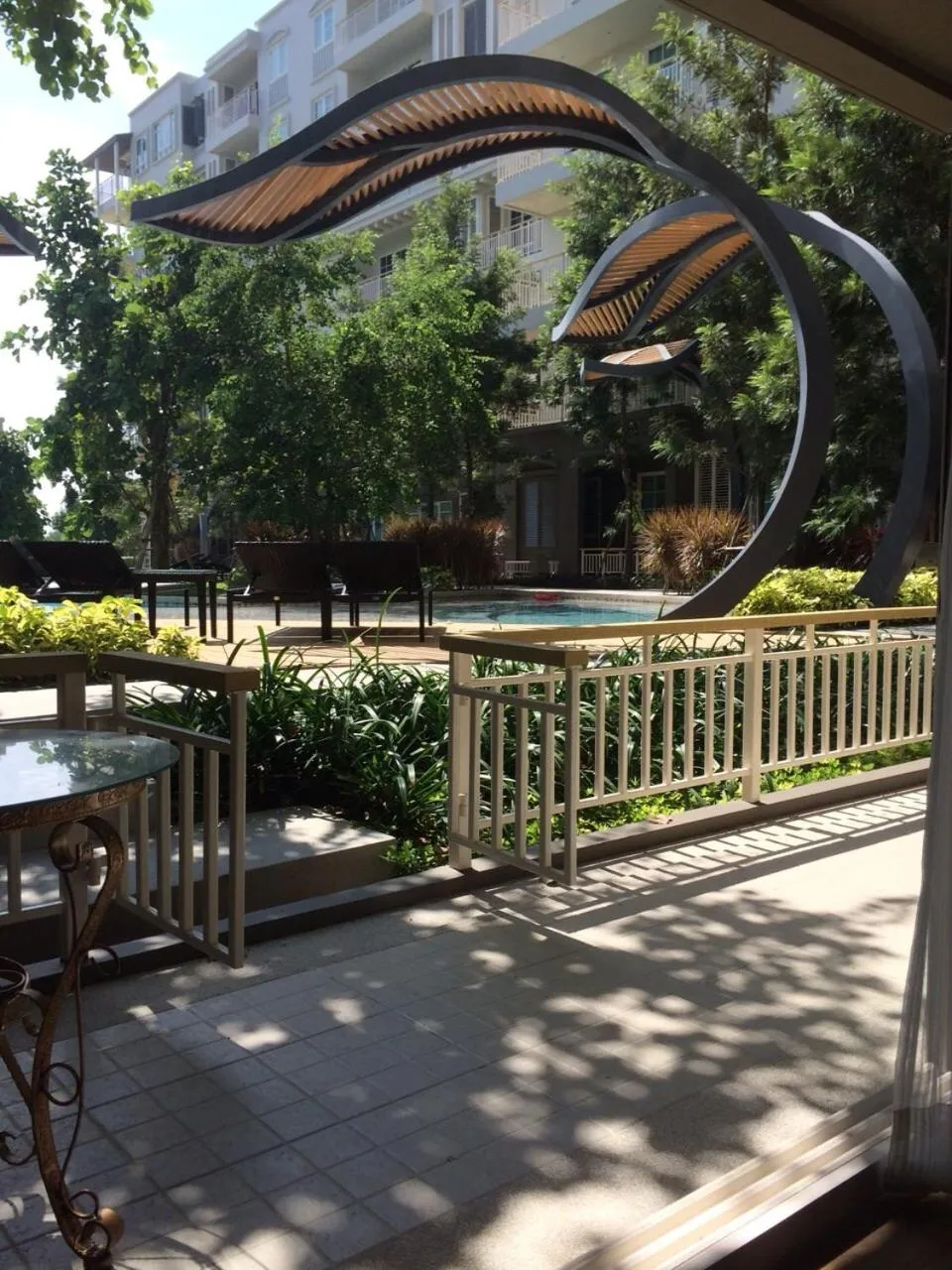 Balcony/Terrace in Pool Access Autumn Hua Hin